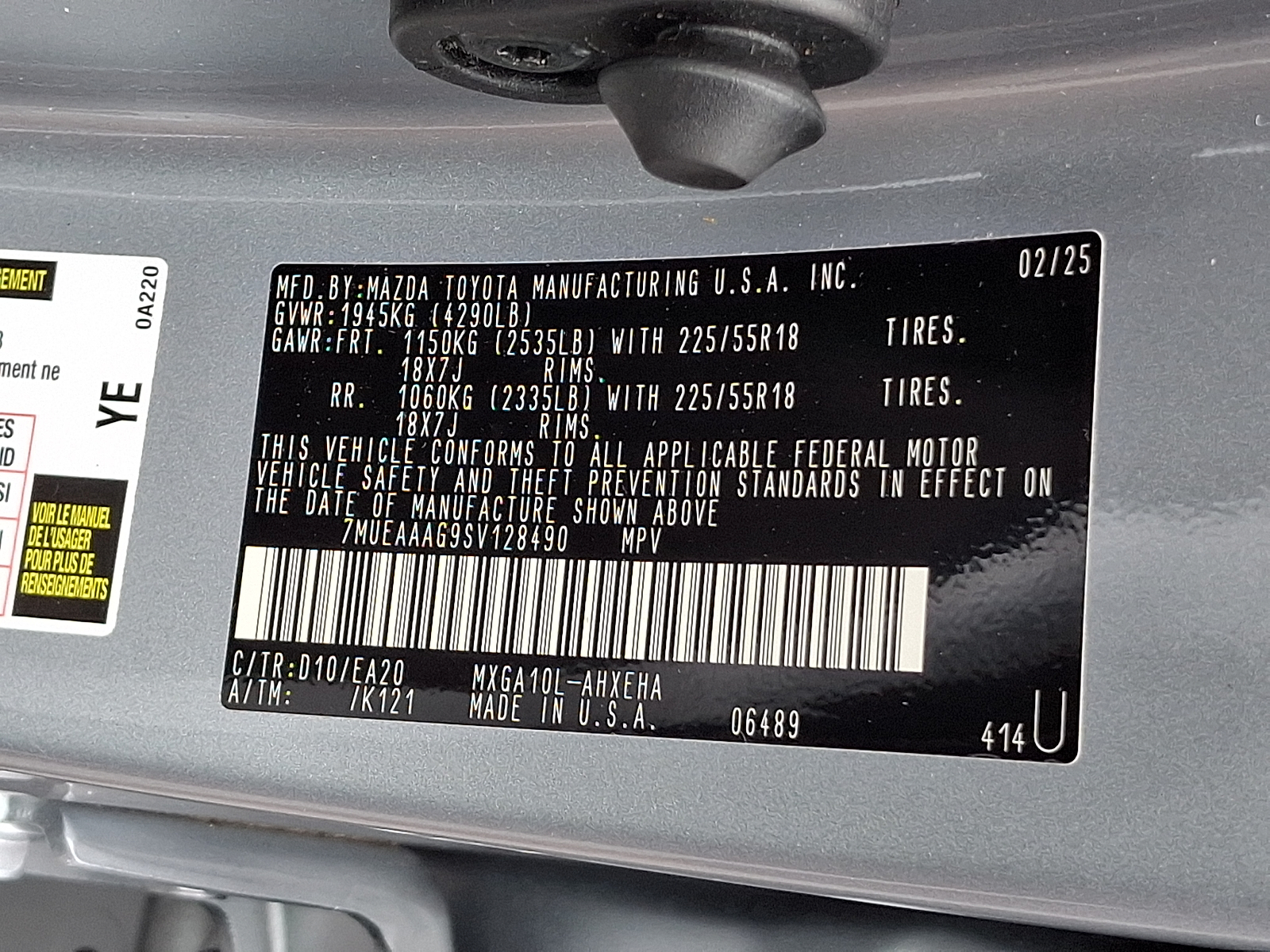 Used 2025 Toyota Corolla Cross SUV