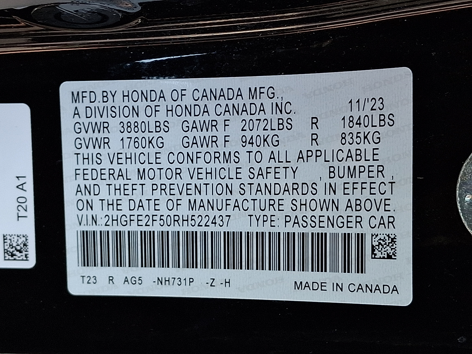 Used 2024 Honda Civic Sedan