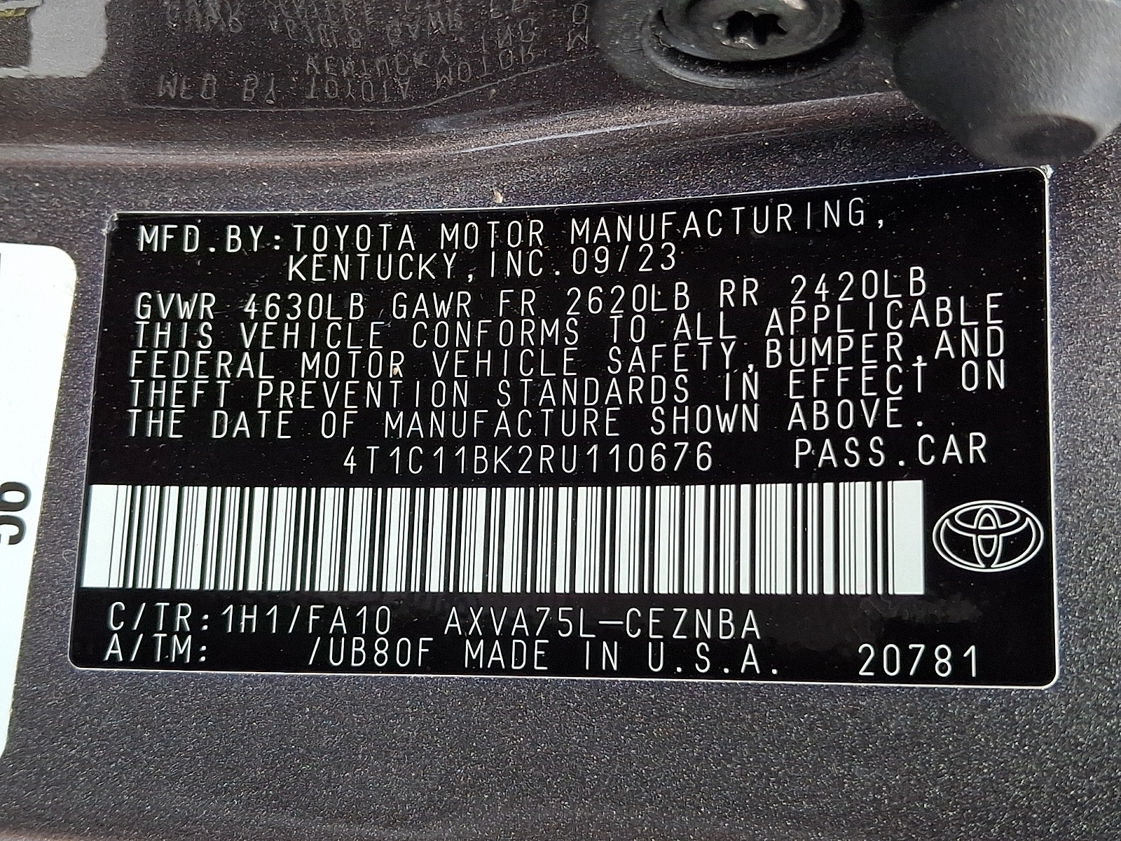Used 2024 Toyota Camry Sedan