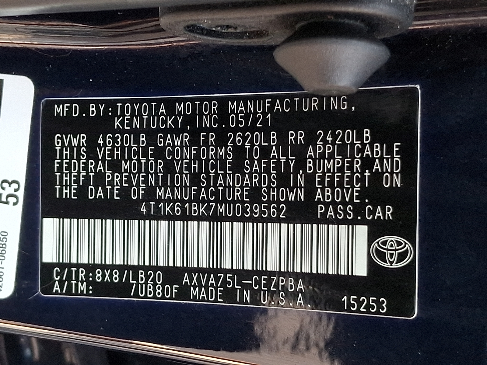 Used 2021 Toyota Camry Sedan