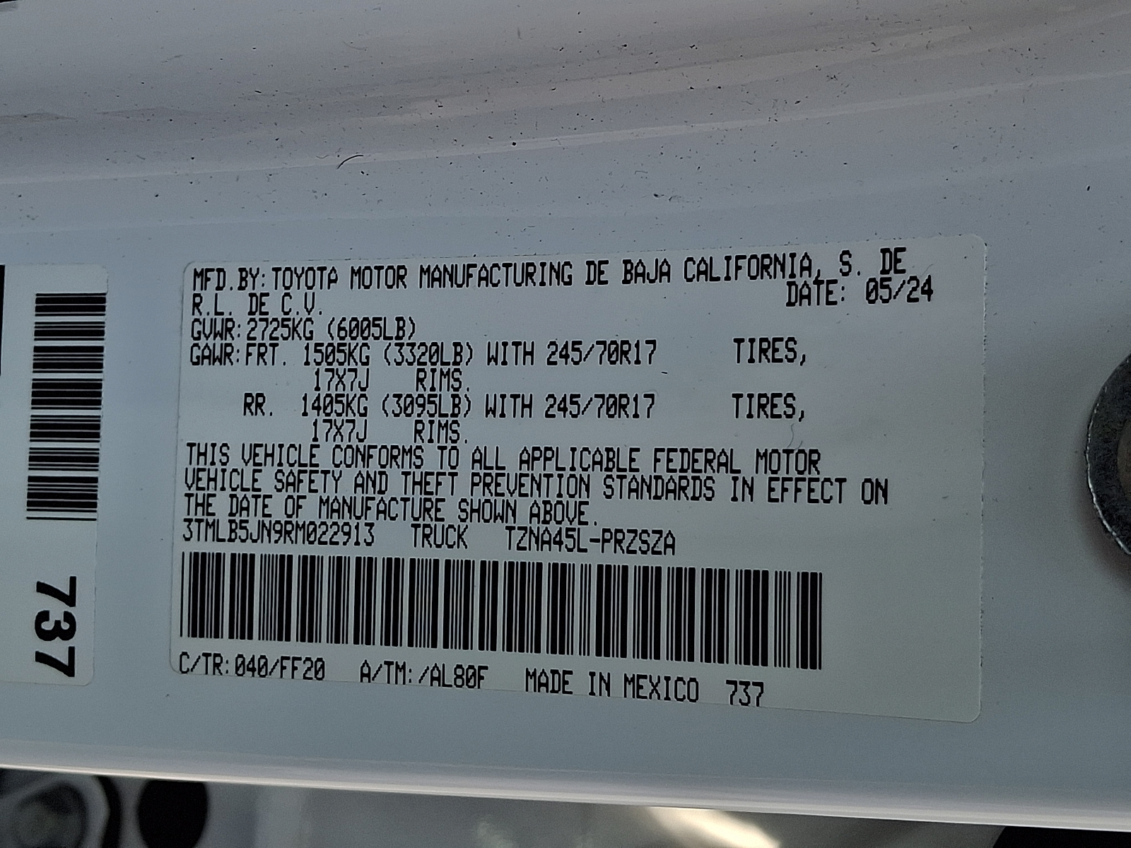 Used 2024 Toyota Tacoma Truck