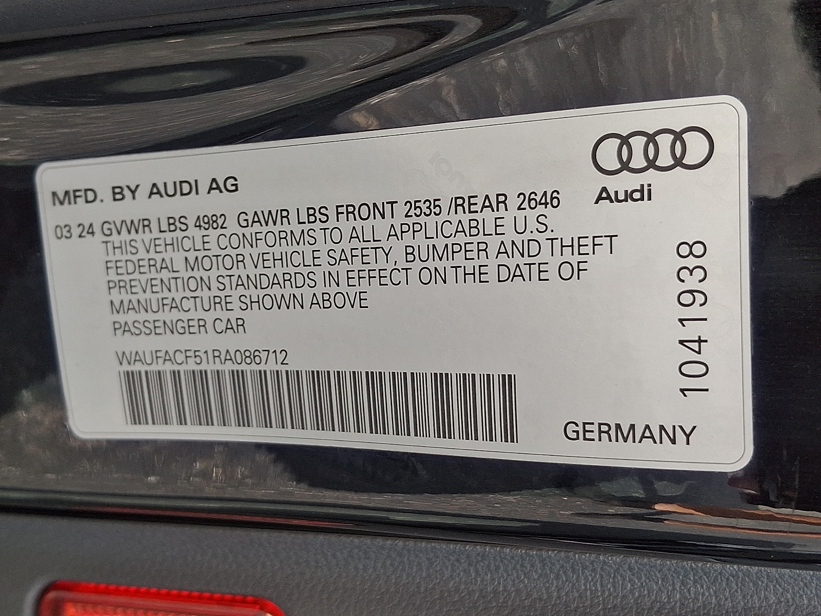 Used 2024 Audi A5 Sportback Hatchback