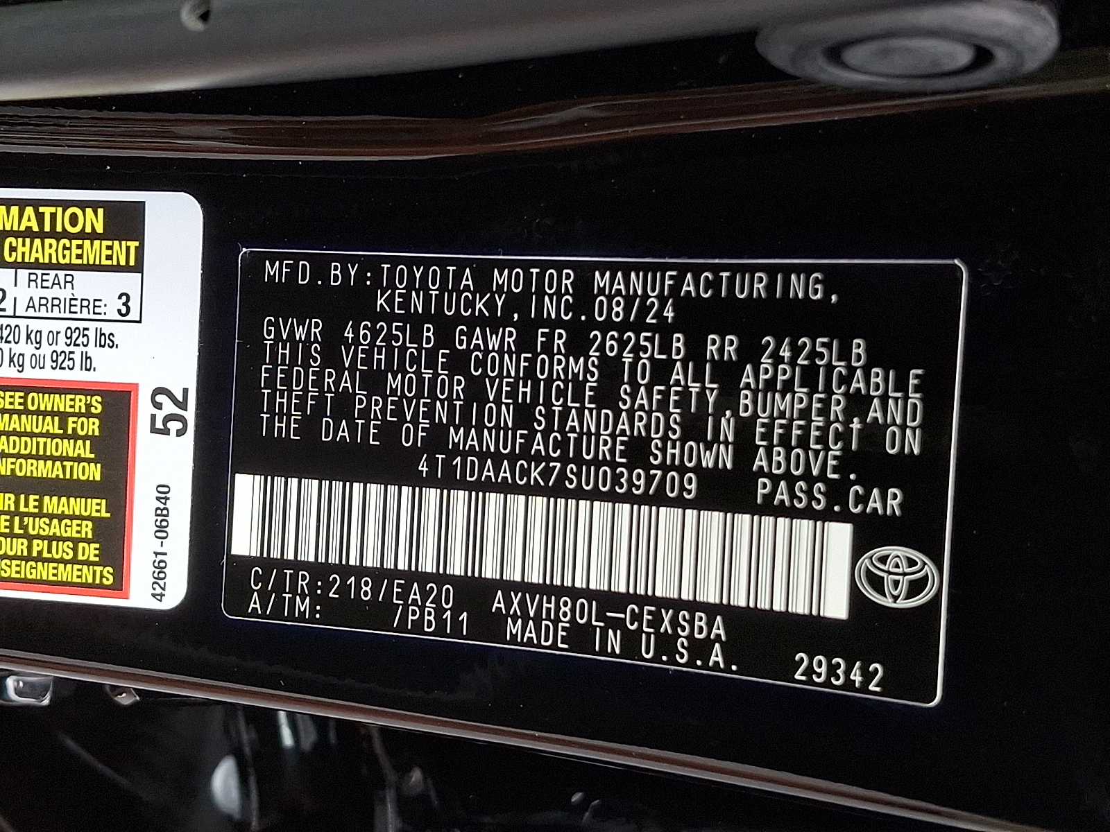 Used 2025 Toyota Camry Sedan