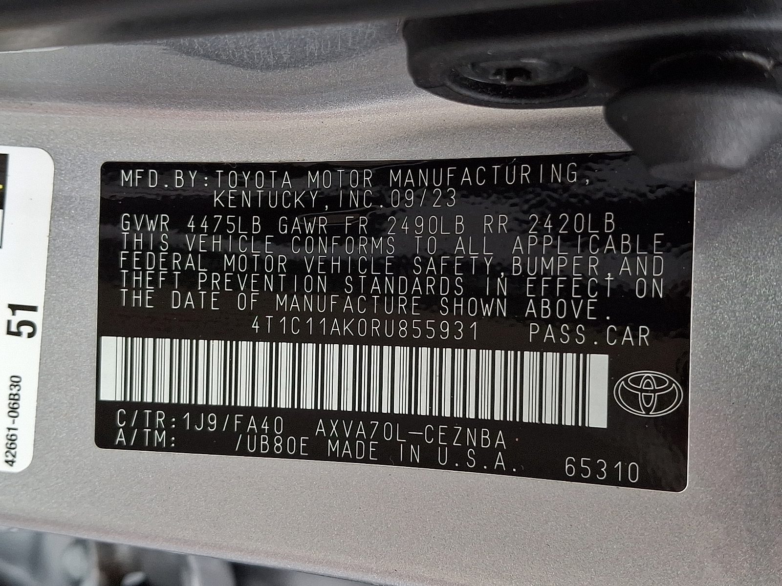 Used 2024 Toyota Camry Sedan