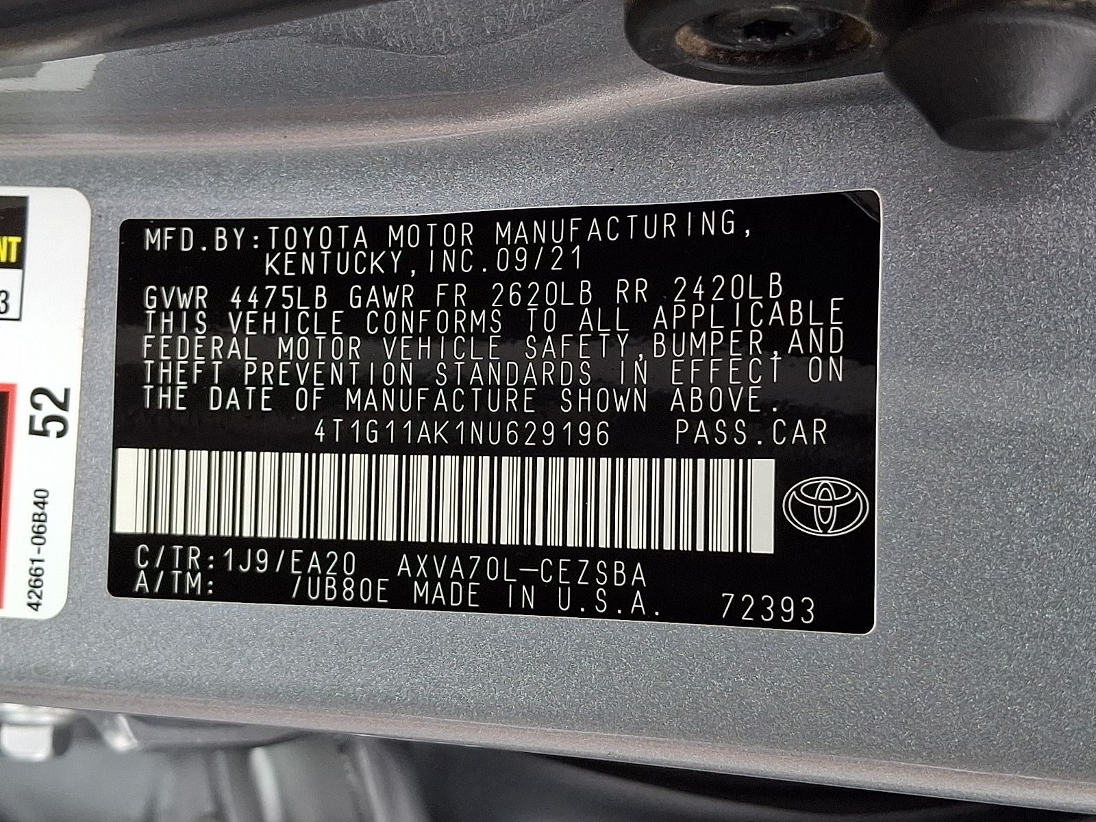 Used 2022 Toyota Camry Sedan