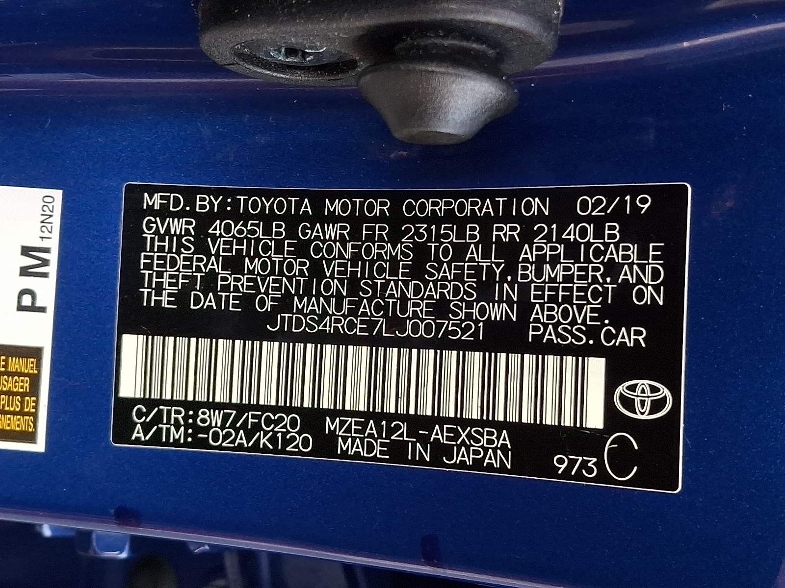 Used 2020 Toyota Corolla Sedan