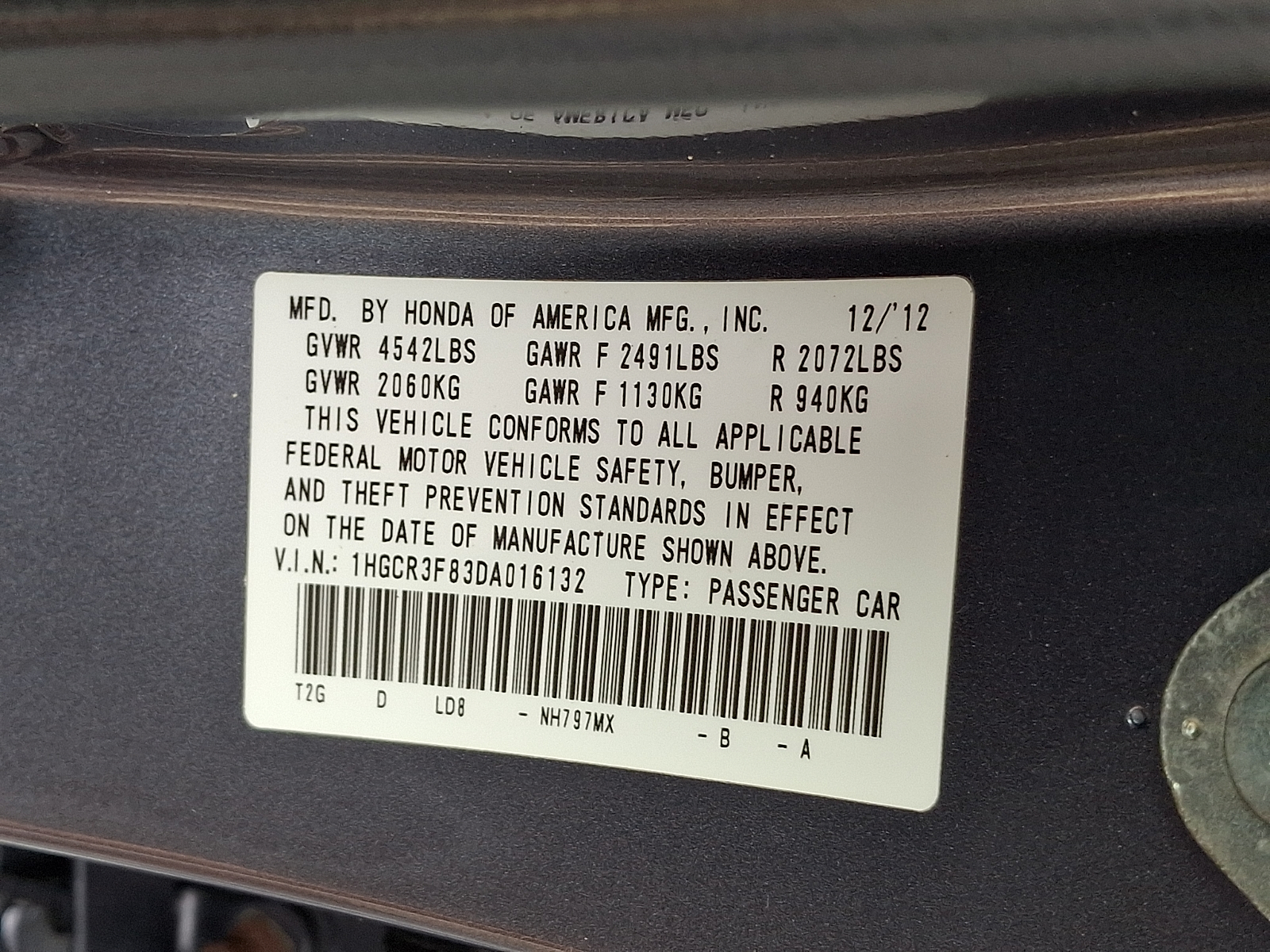 Used 2013 Honda Accord Sedan
