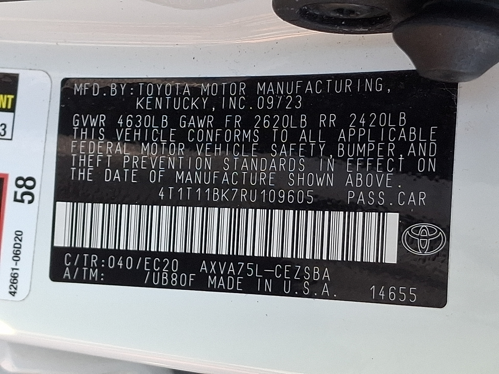 Used 2024 Toyota Camry Sedan