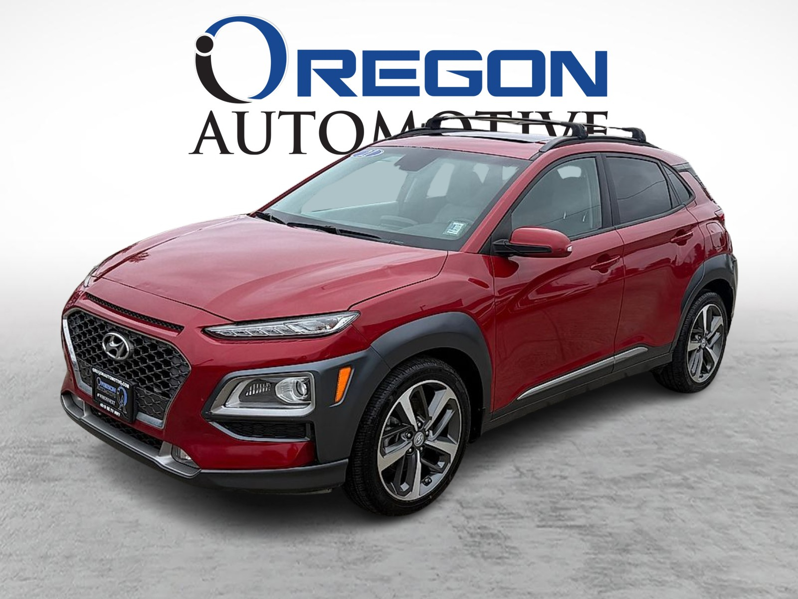 Red 2021 Hyundai Kona SUV / Crossover All-Wheel Drive 7-Speed Dual Clutch