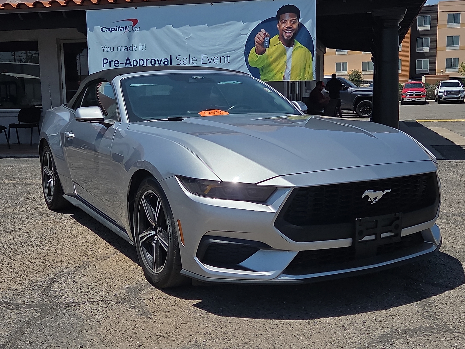 Gray 2025 Ford Mustang Convertible Rear-Wheel Drive Automatic