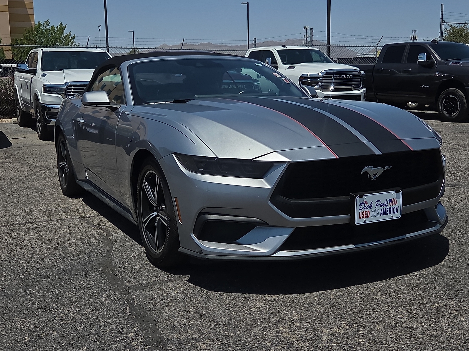 Gray 2025 Ford Mustang Convertible Rear-Wheel Drive Automatic