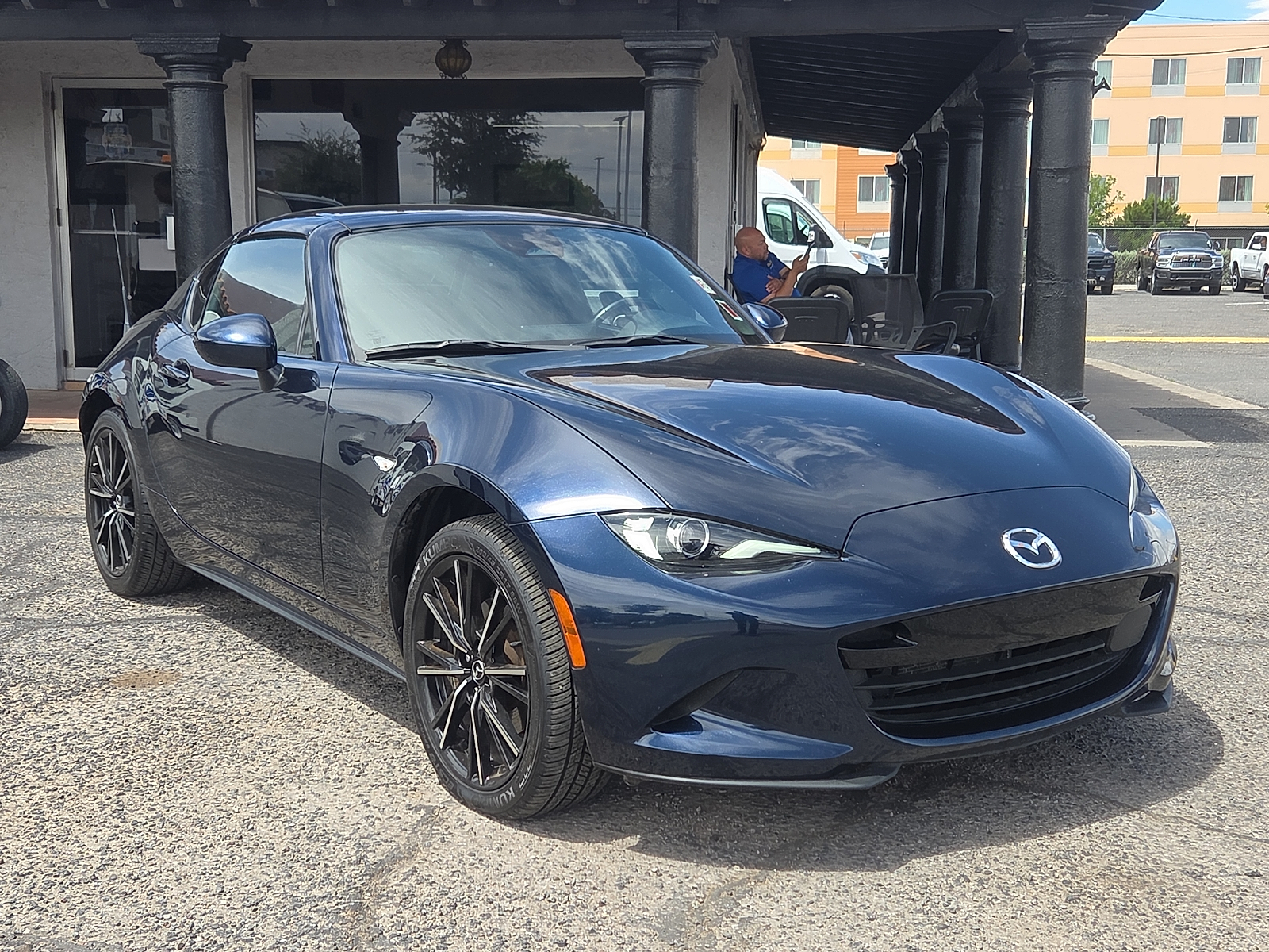 Blue 2025 Mazda MX-5 Miata Convertible Rear-Wheel Drive Automatic