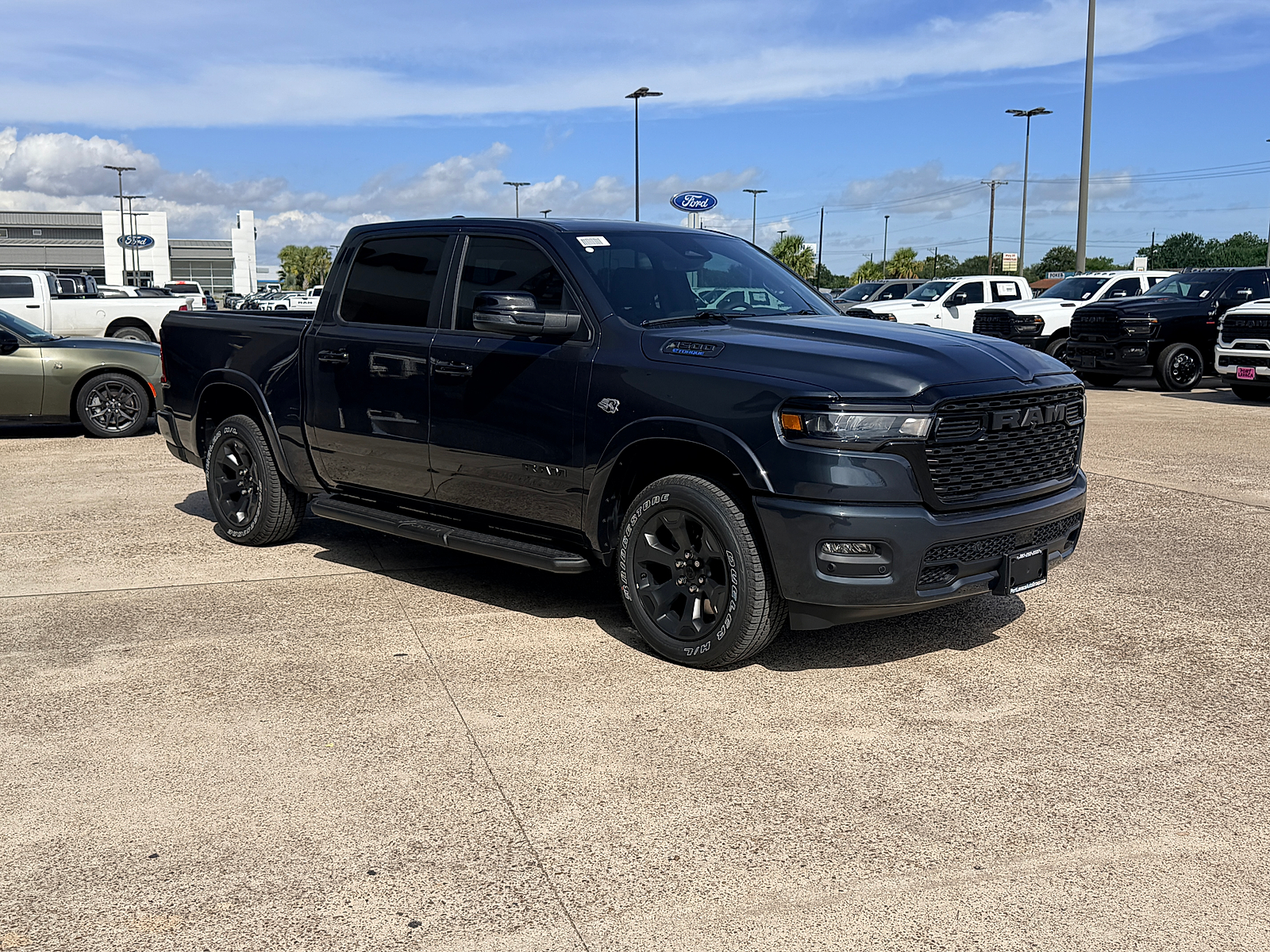 Forged Blue Metallic 2026 RAM 1500 Pickup Truck Four-Wheel Drive 8-Speed Automatic