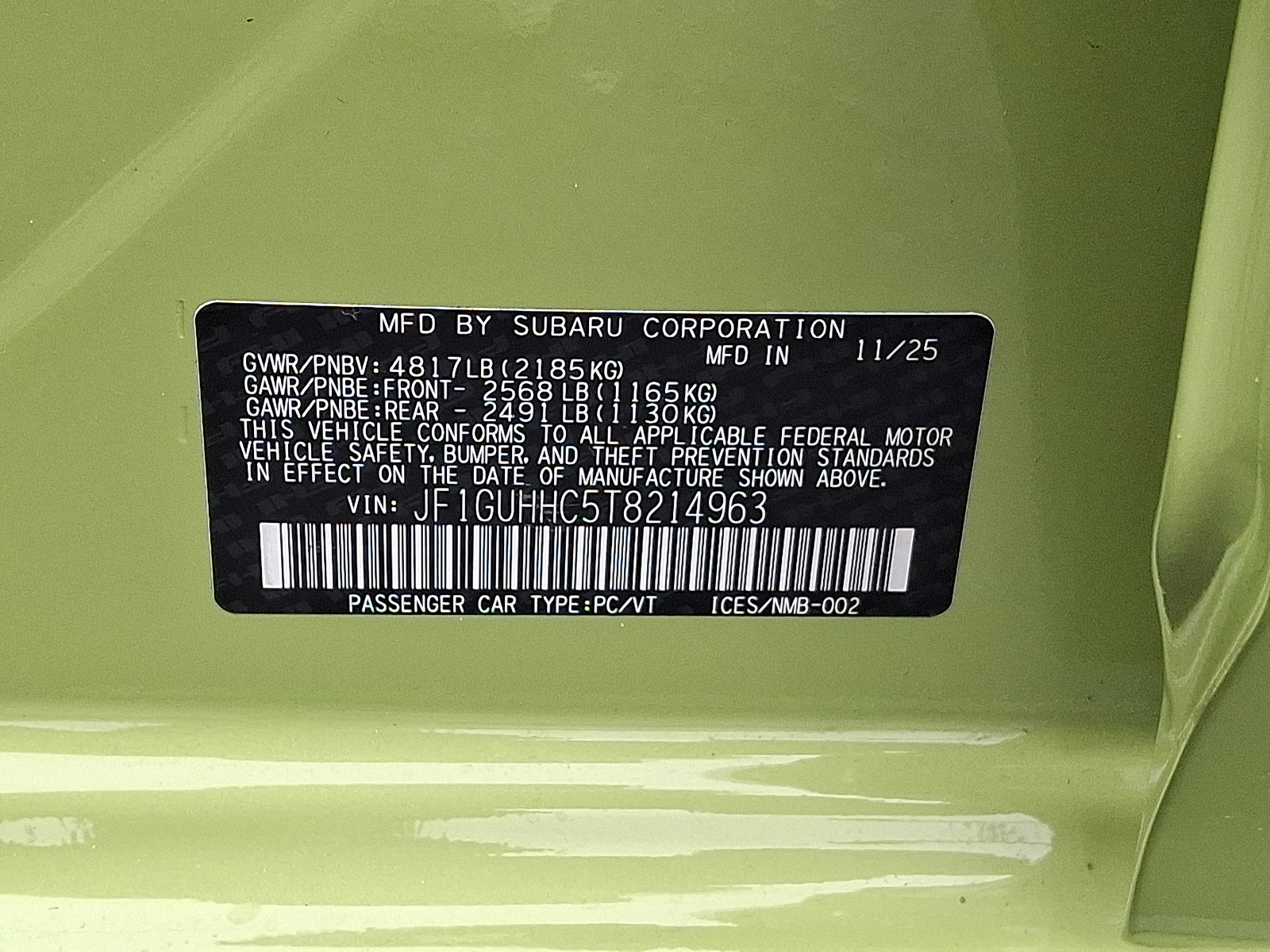 Used 2026 Subaru Impreza Hatchback