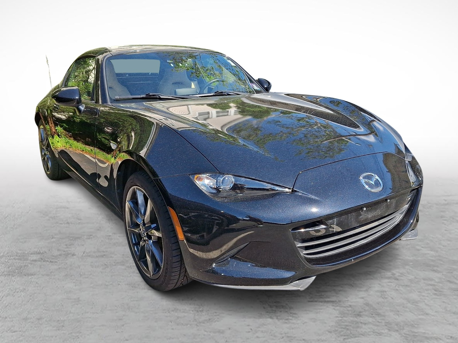 Jet Black 2017 Mazda MX-5 Miata RF Grand Touring RWD Convertible Rear-Wheel Drive Manual
