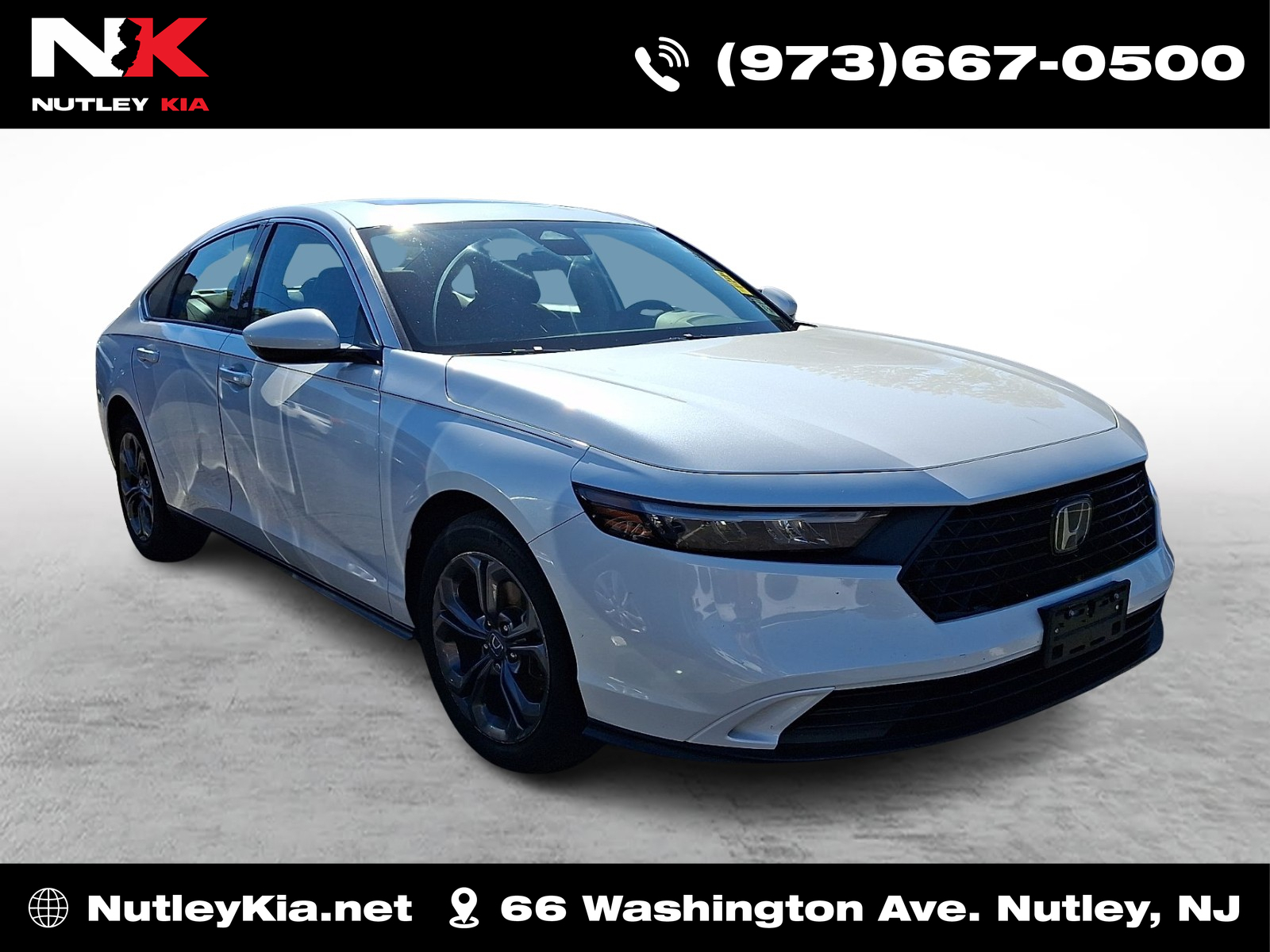 Gray (Platinum White Pearl - WX) 2023 Honda Accord Sedan Front-Wheel Drive Automatic