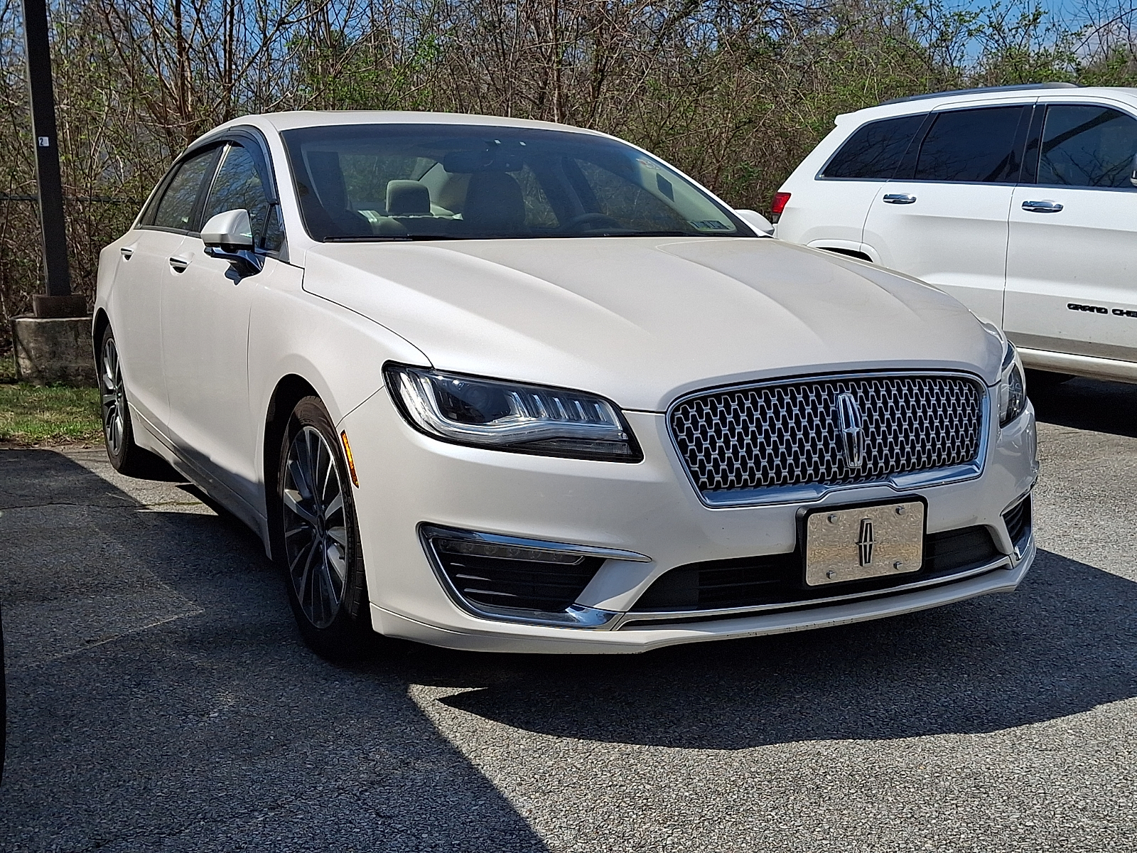White Platinum 2018 Lincoln MKZ Select AWD Sedan All-Wheel Drive Automatic