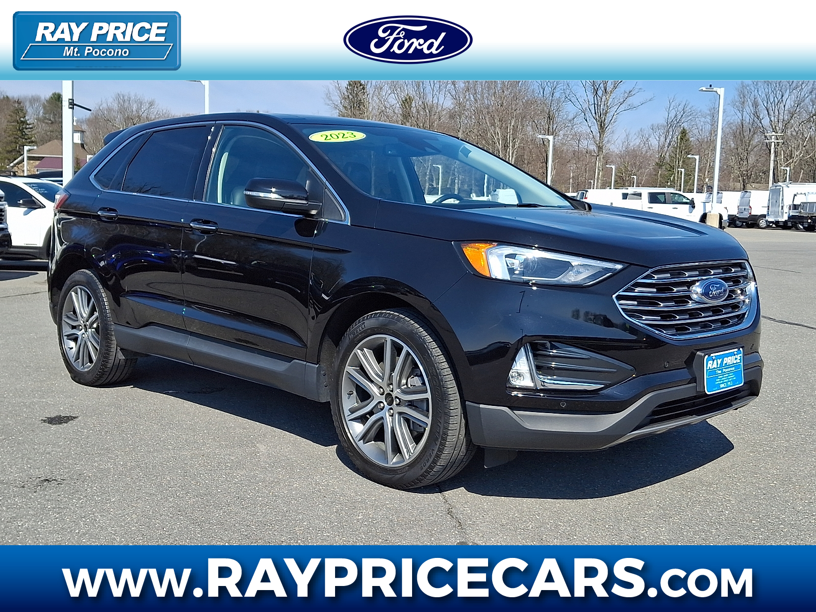 Agate Black Metallic - UM 2023 Ford Edge SUV / Crossover All-Wheel Drive Automatic