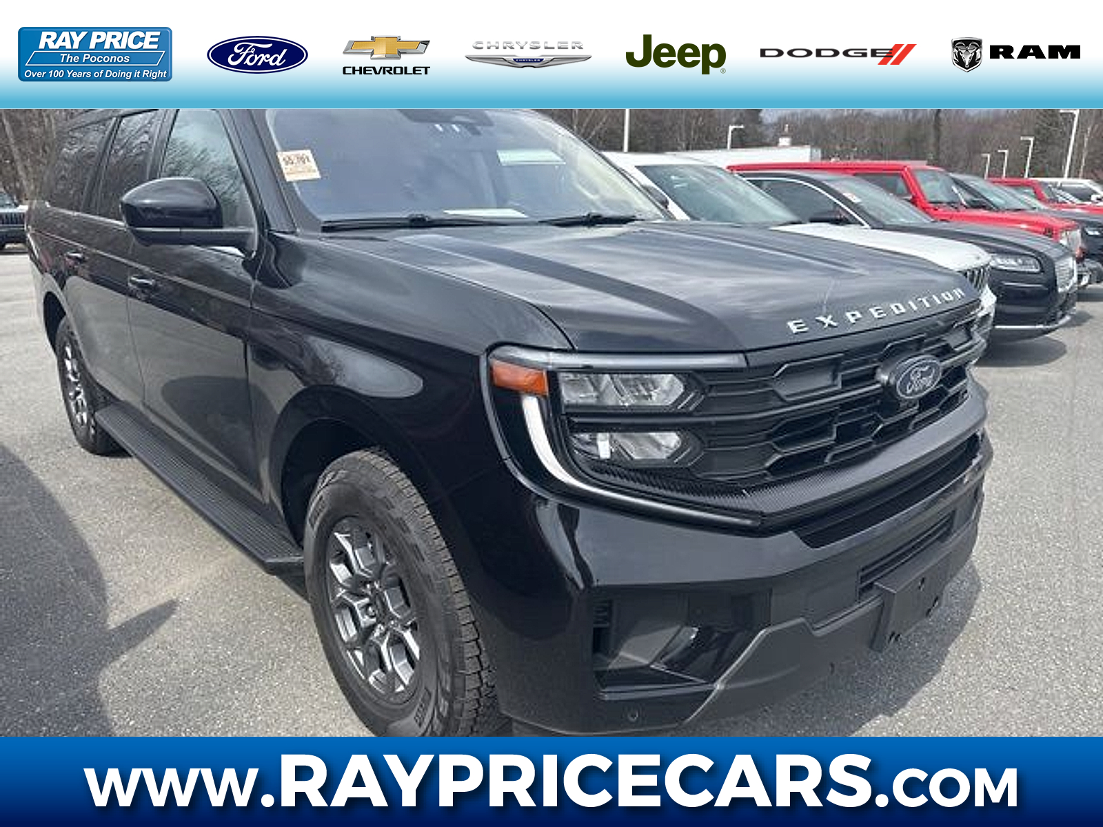 Black Metallic 2025 Ford Expedition MAX Active 4WD SUV / Crossover Four-Wheel Drive Automatic