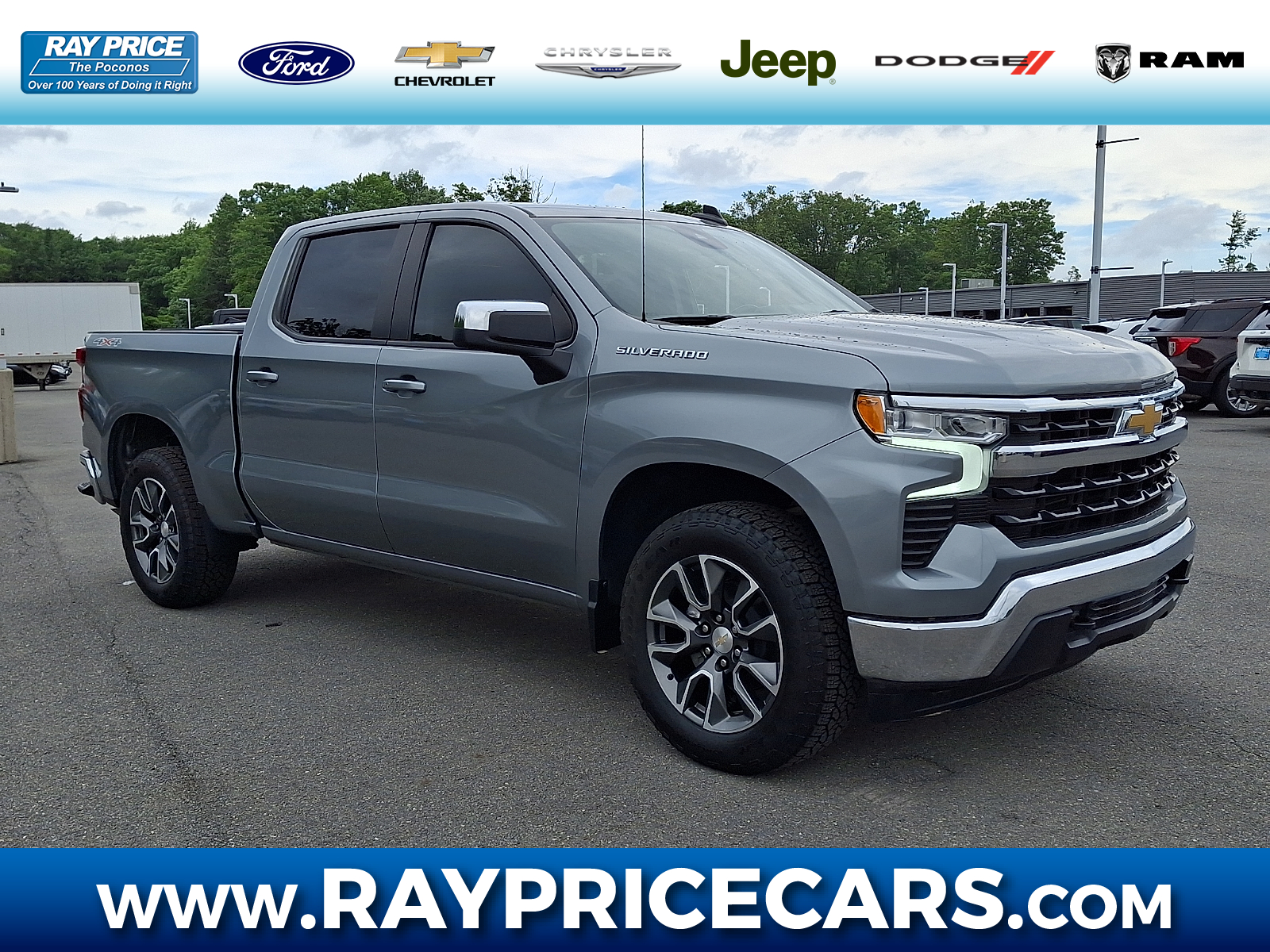 Sterling Gray Metallic - GXD 2023 Chevrolet Silverado 1500 Pickup Truck Four-Wheel Drive Automatic