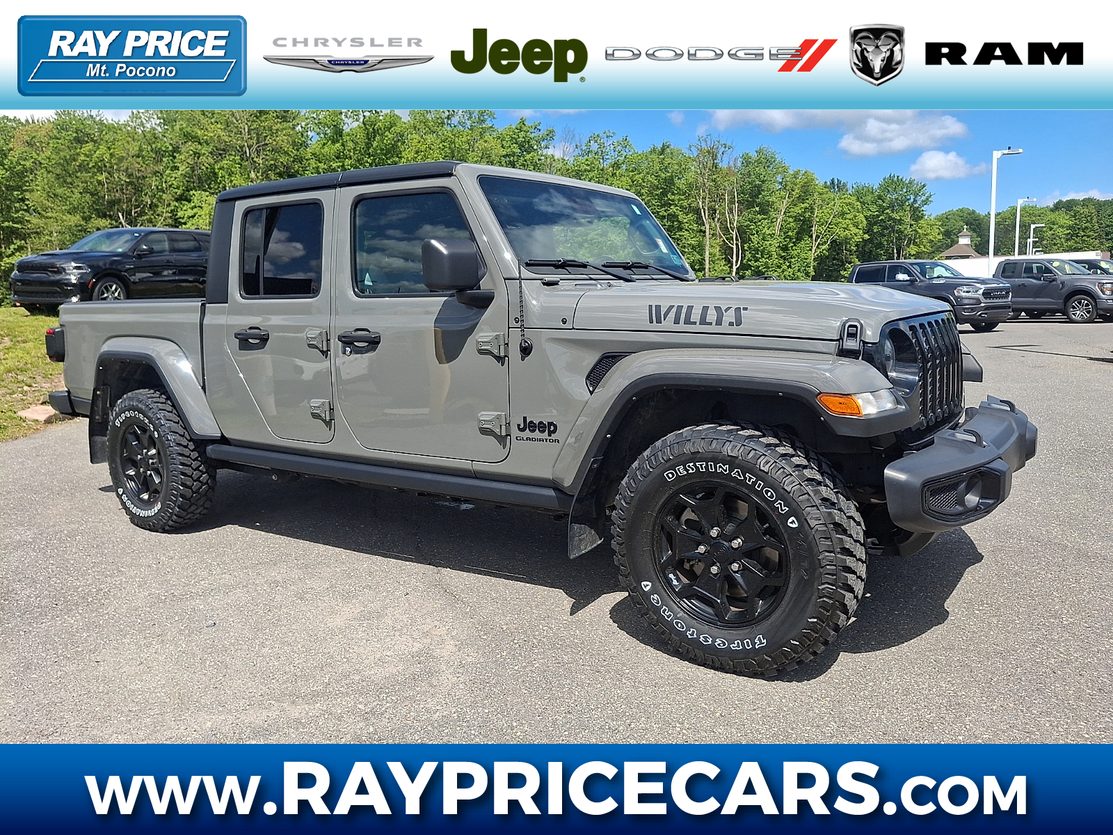 Sting-Gray Clearcoat - PDN 2022 Jeep Gladiator Pickup Truck Four-Wheel Drive Automatic