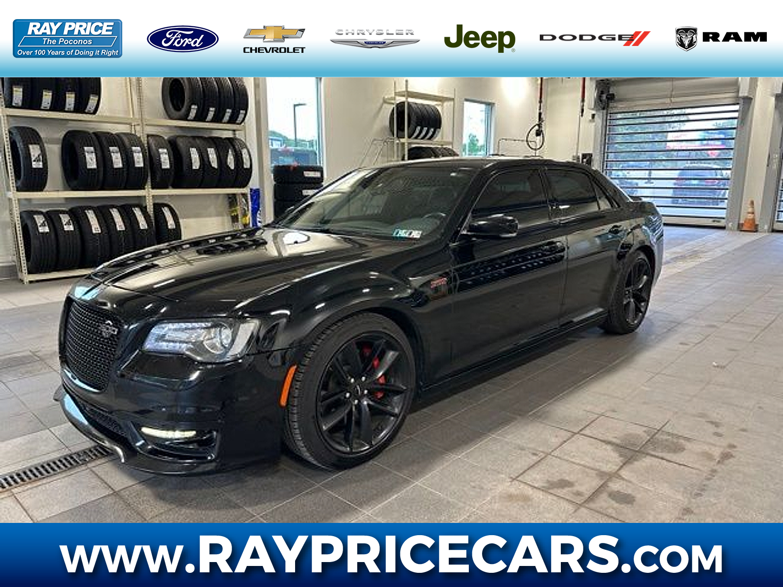 Gloss Black 2023 Chrysler 300 Sedan Rear-Wheel Drive Automatic