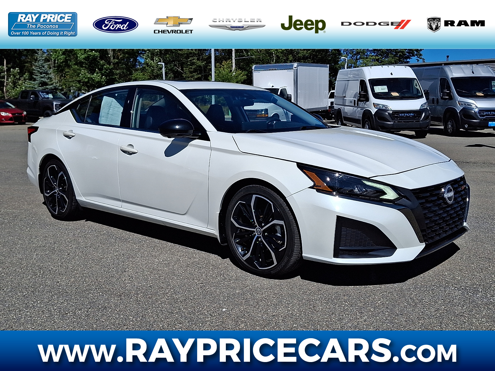 Pearl White Tricoat - QAB 2023 Nissan Altima Sedan Front-Wheel Drive Automatic