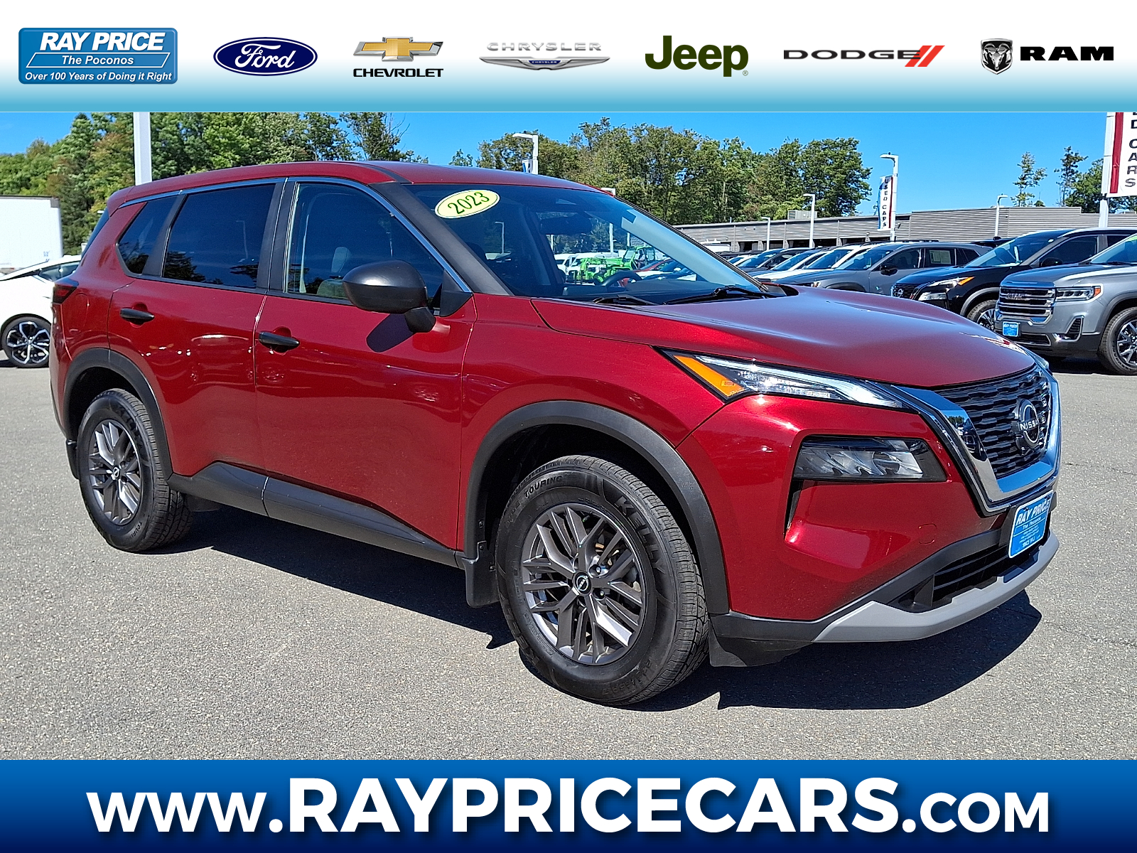 Red (Scarlet Ember Tintcoat - NBL) 2023 Nissan Rogue SUV / Crossover All-Wheel Drive Automatic