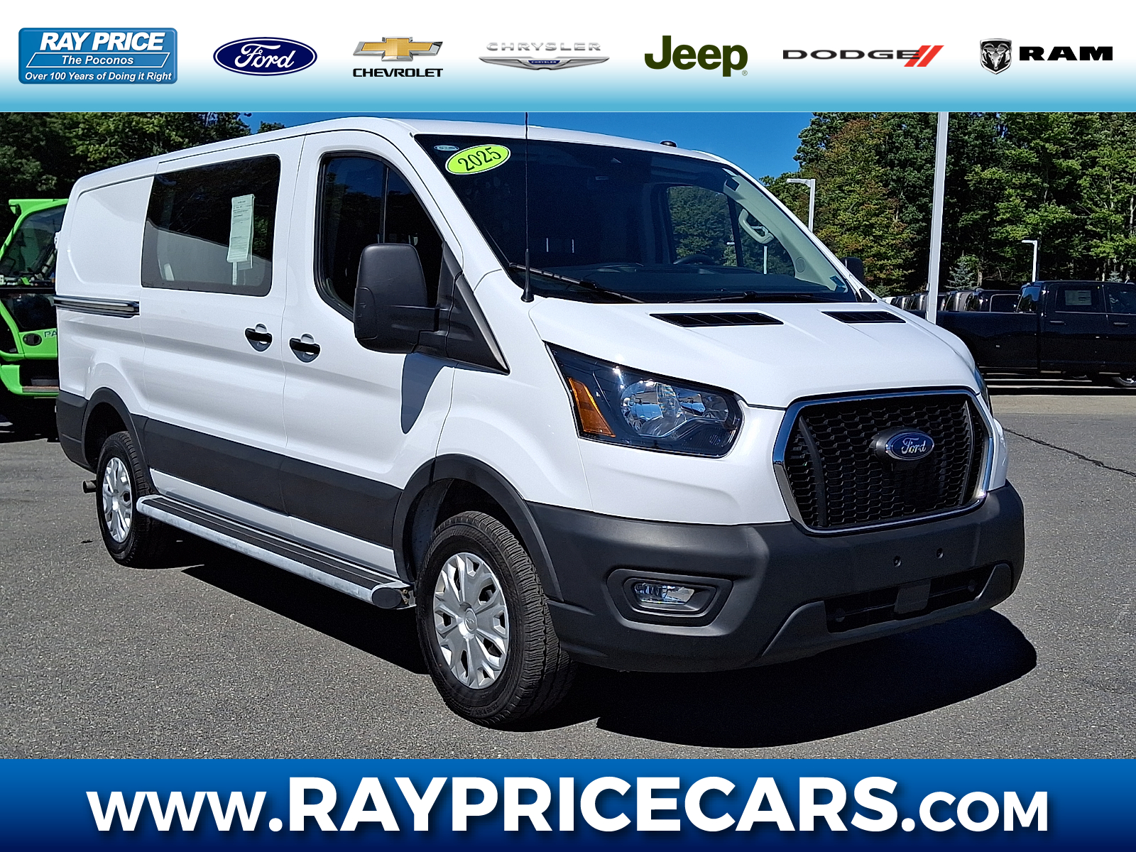 Oxford White - YZ 2025 Ford Transit Cargo Van Rear-Wheel Drive Automatic