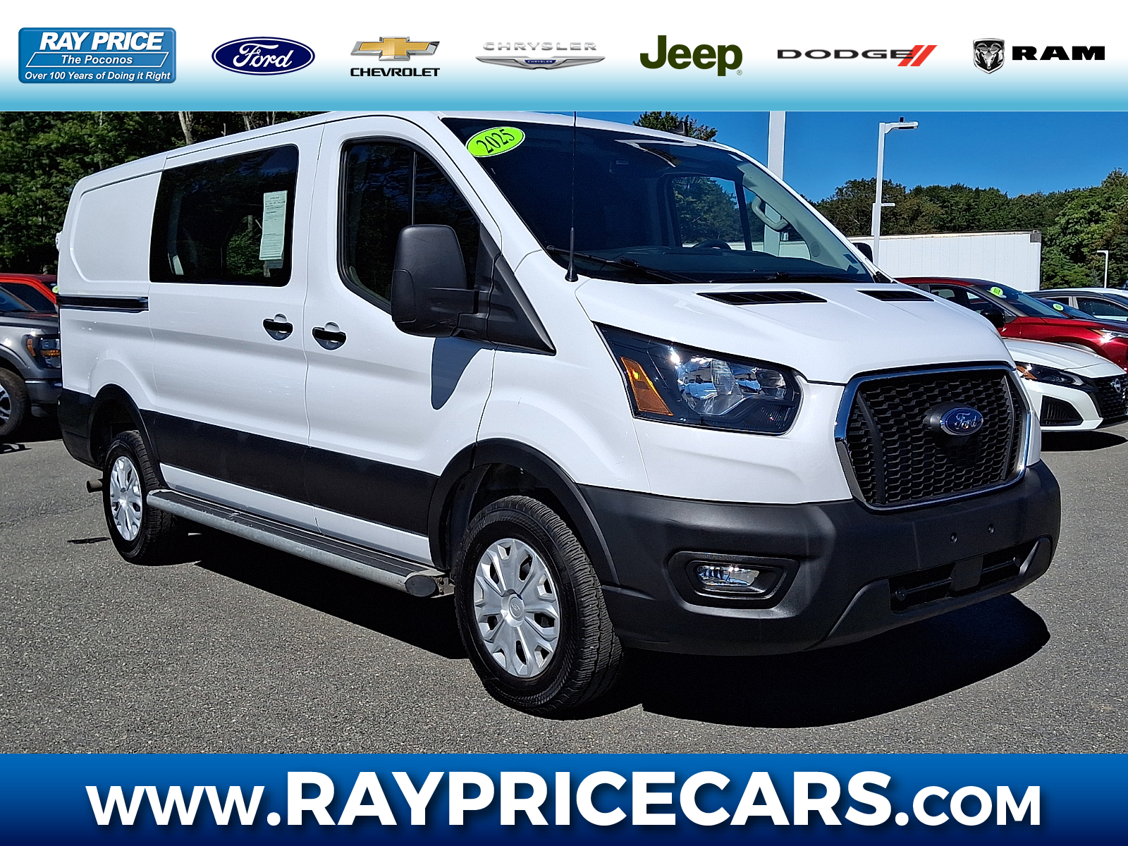 Oxford White 2025 Ford Transit Cargo Van Rear-Wheel Drive Automatic