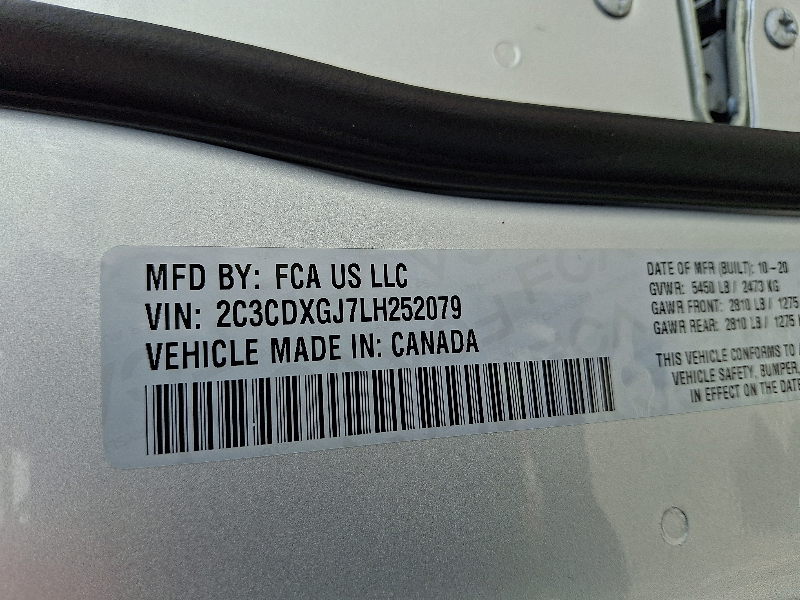 Used 2020 Dodge Charger Sedan
