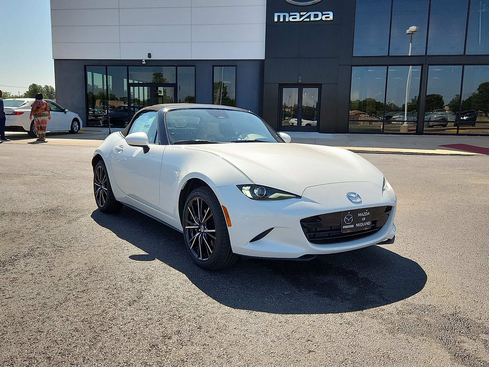 White 2026 Mazda MX-5 Miata Convertible Rear-Wheel Drive Automatic