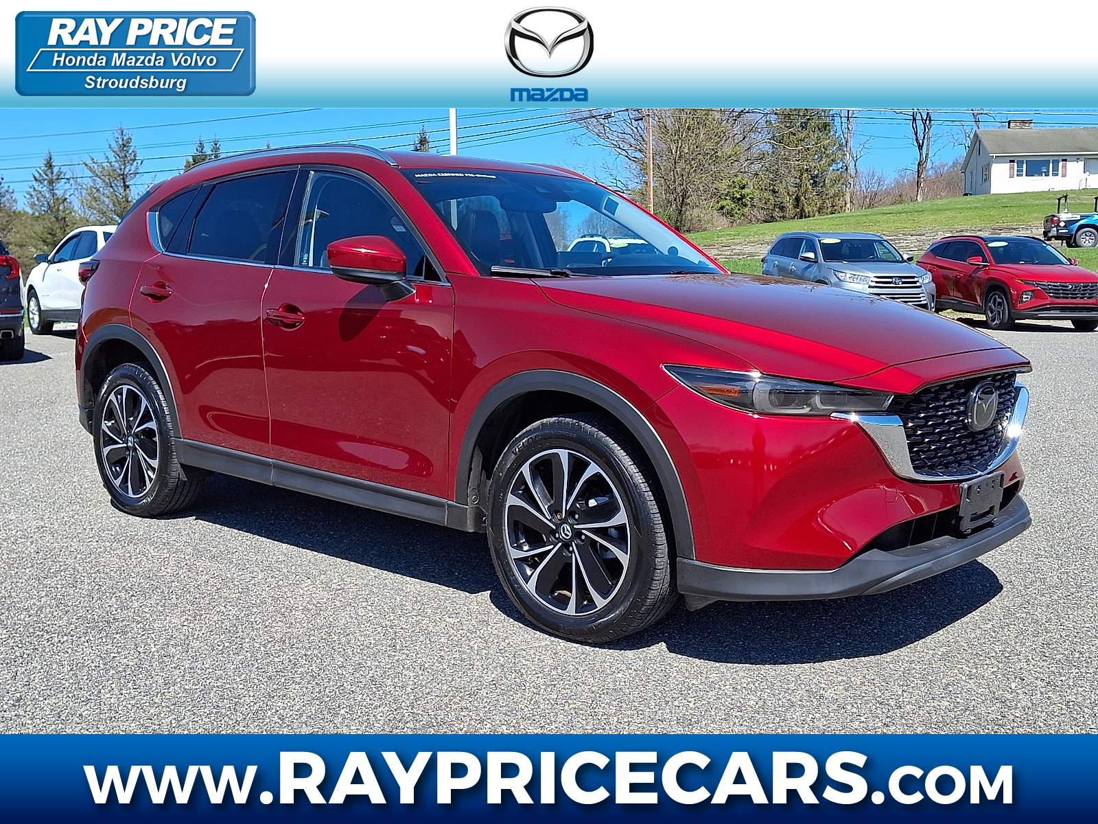 Soul Red Crystal Metallic - 46V 2023 Mazda CX-5 2.5 S Premium AWD SUV / Crossover All-Wheel Drive Automatic