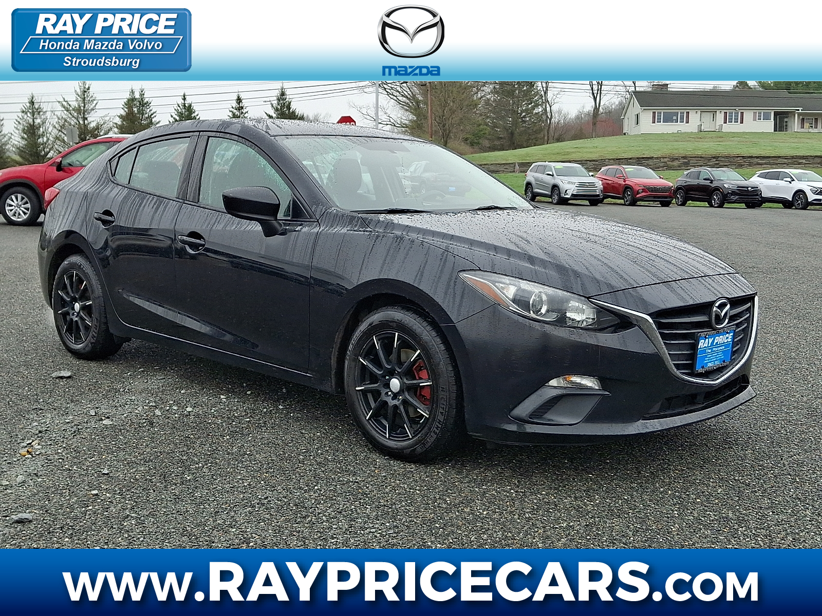 Jet Black Mica - 41W 2016 Mazda MAZDA3 i Sport Sedan Front-Wheel Drive Automatic