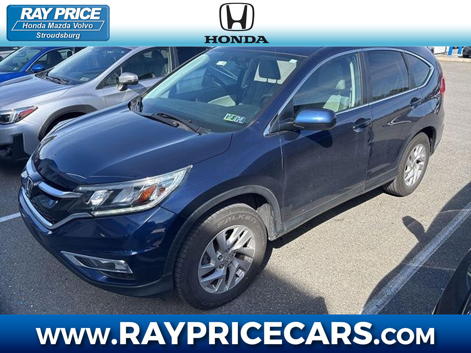 Black (Obsidian Blue Pearl) 2016 Honda CR-V EX AWD SUV / Crossover All-Wheel Drive Automatic