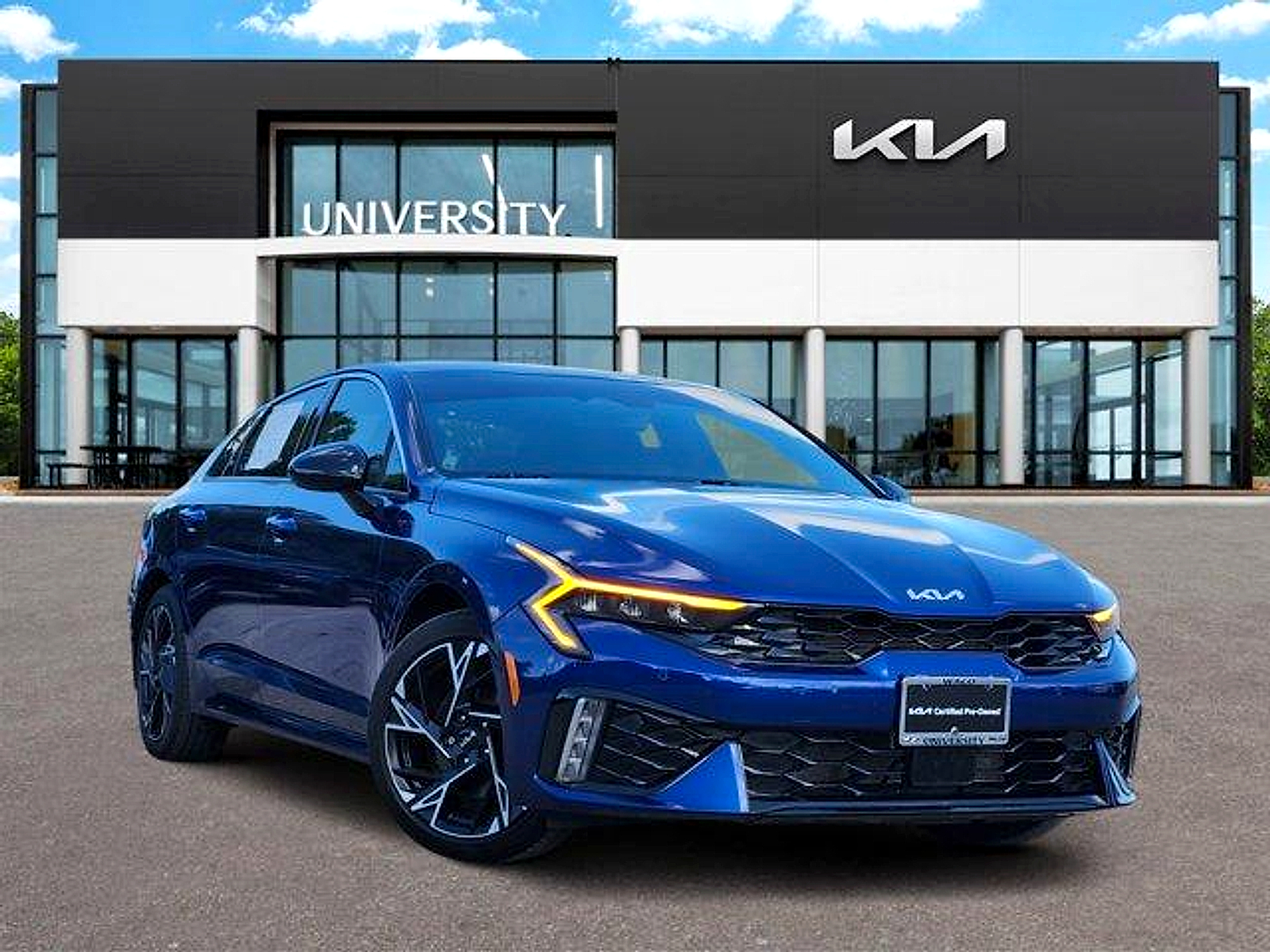 Yacht Blue 2025 Kia K5 Sedan Front-Wheel Drive 8-Speed Automatic