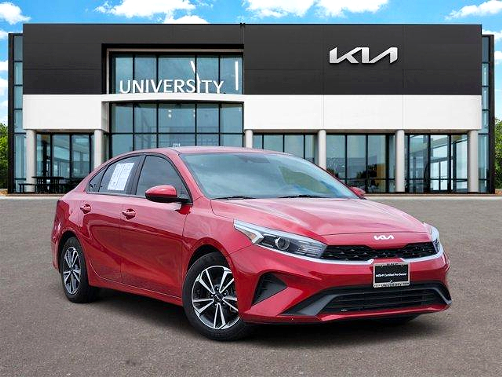 Currant Red 2024 Kia Forte Sedan Front-Wheel Drive Automatic