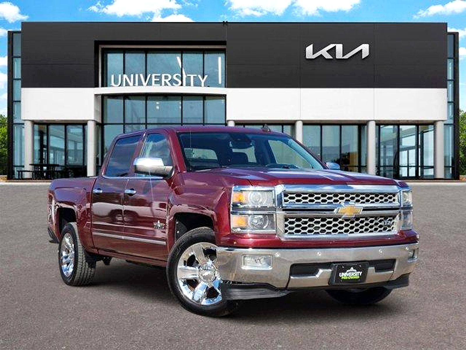 Red (Deep Ruby Metallic) 2015 Chevrolet Silverado 1500 Pickup Truck 4X2 Automatic