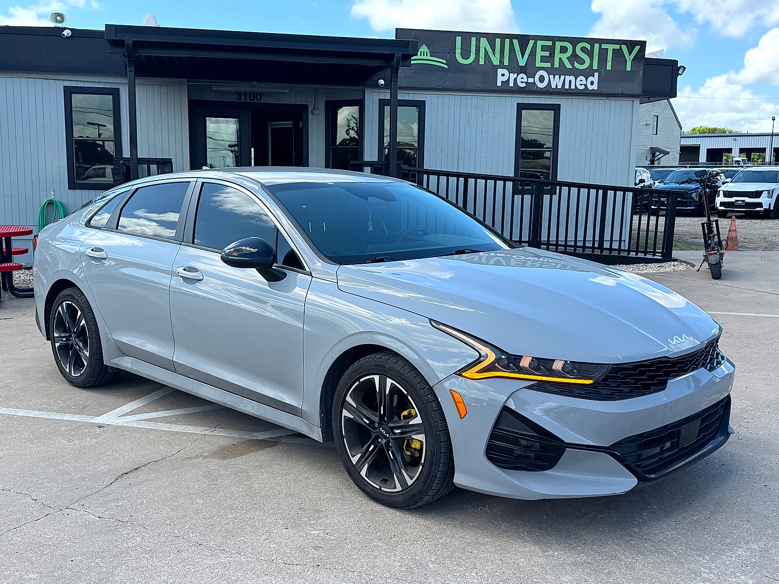 Wolf Gray 2023 Kia K5 Sedan Front-Wheel Drive Automatic