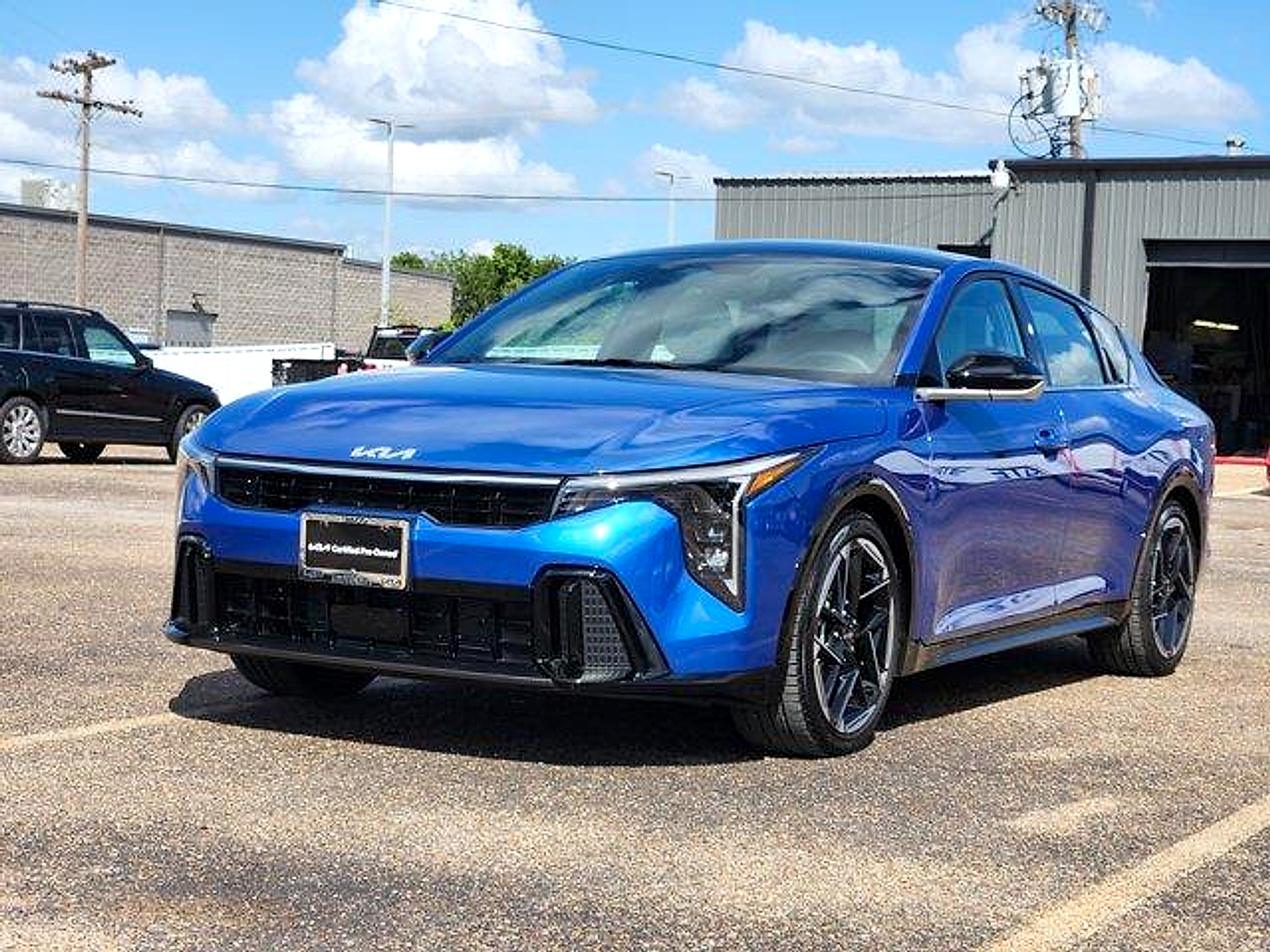 Wave Blue 2025 Kia K4 Sedan Front-Wheel Drive Continuously Variable Transmission