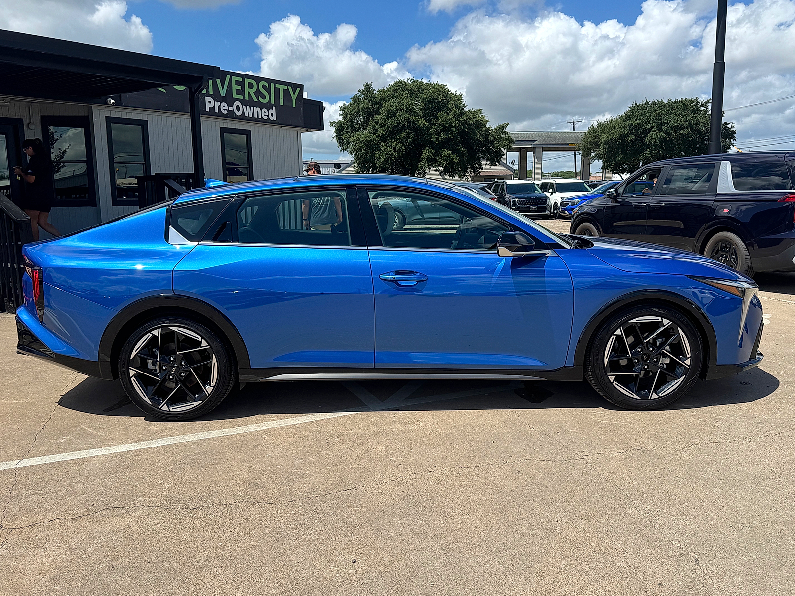 Wave Blue 2025 Kia K4 GT-Line FWD Sedan Front-Wheel Drive Continuously Variable Transmission