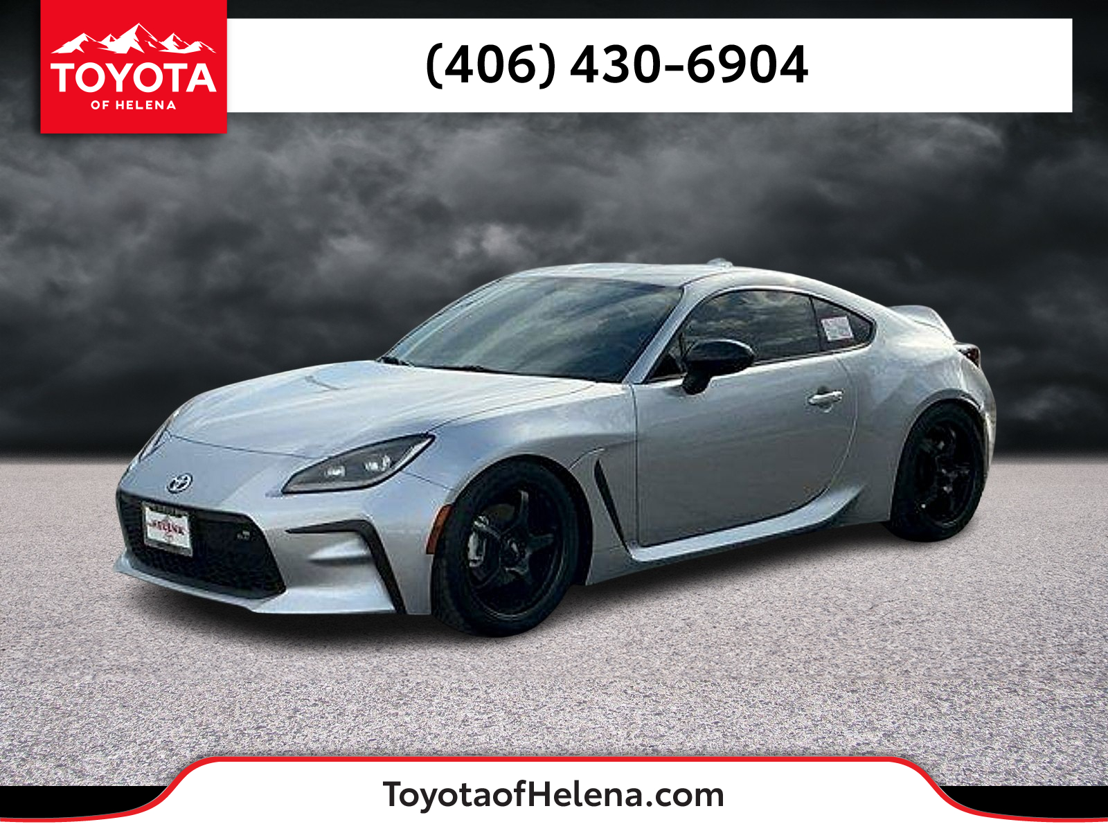 Silver 2023 Toyota GR86 Coupe Rear-Wheel Drive 6-Speed Manual