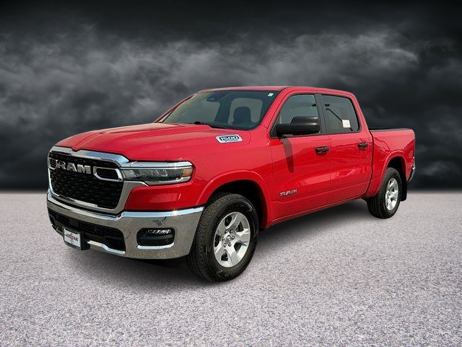 Red 2025 RAM 1500 Pickup Truck Four-Wheel Drive 8-Speed Automatic