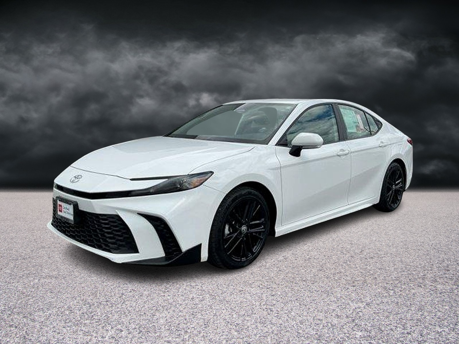 White 2025 Toyota Camry Sedan Front-Wheel Drive Continuously Variable Transmission