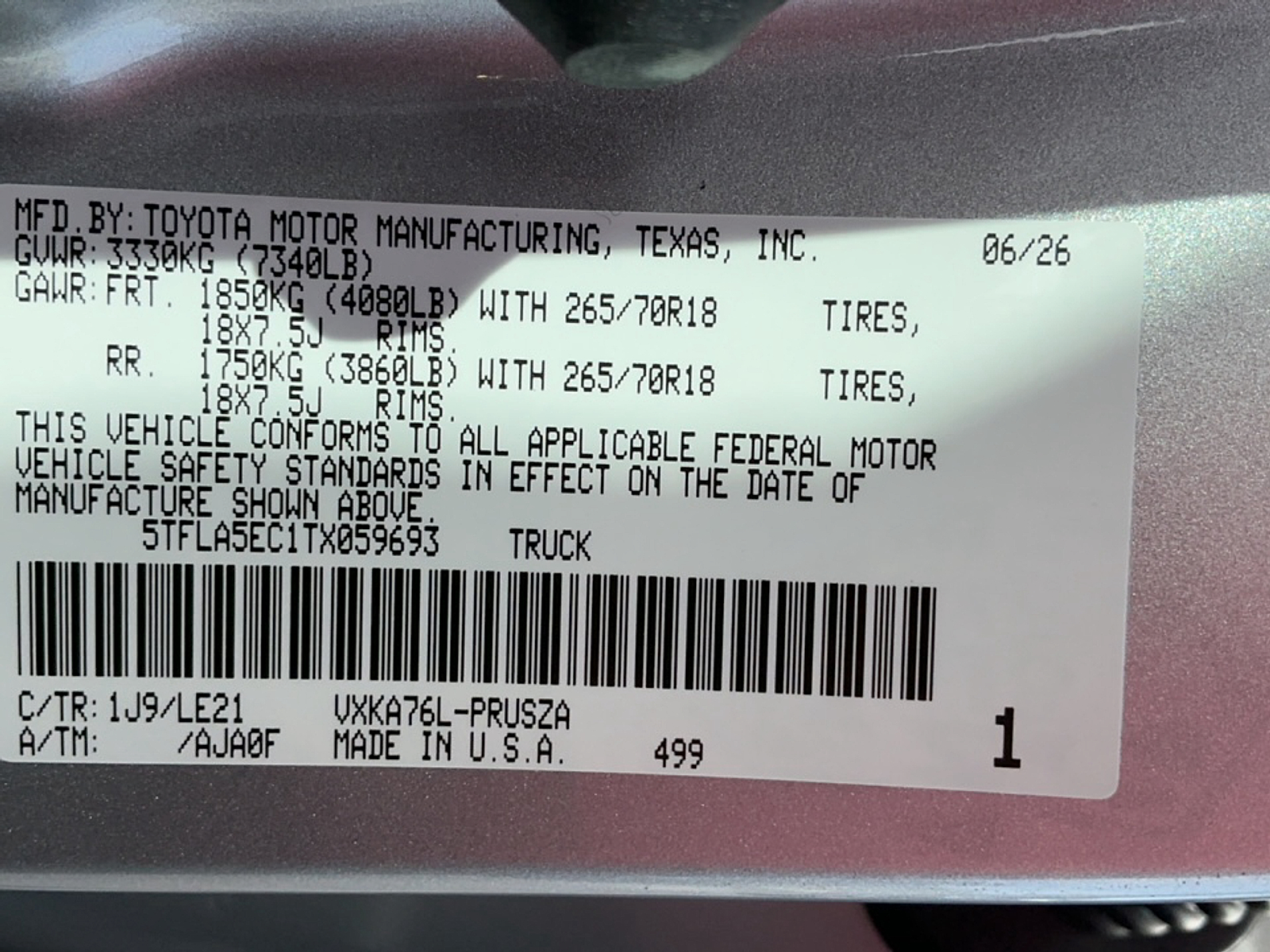 New 2026 Toyota Tundra Sedan