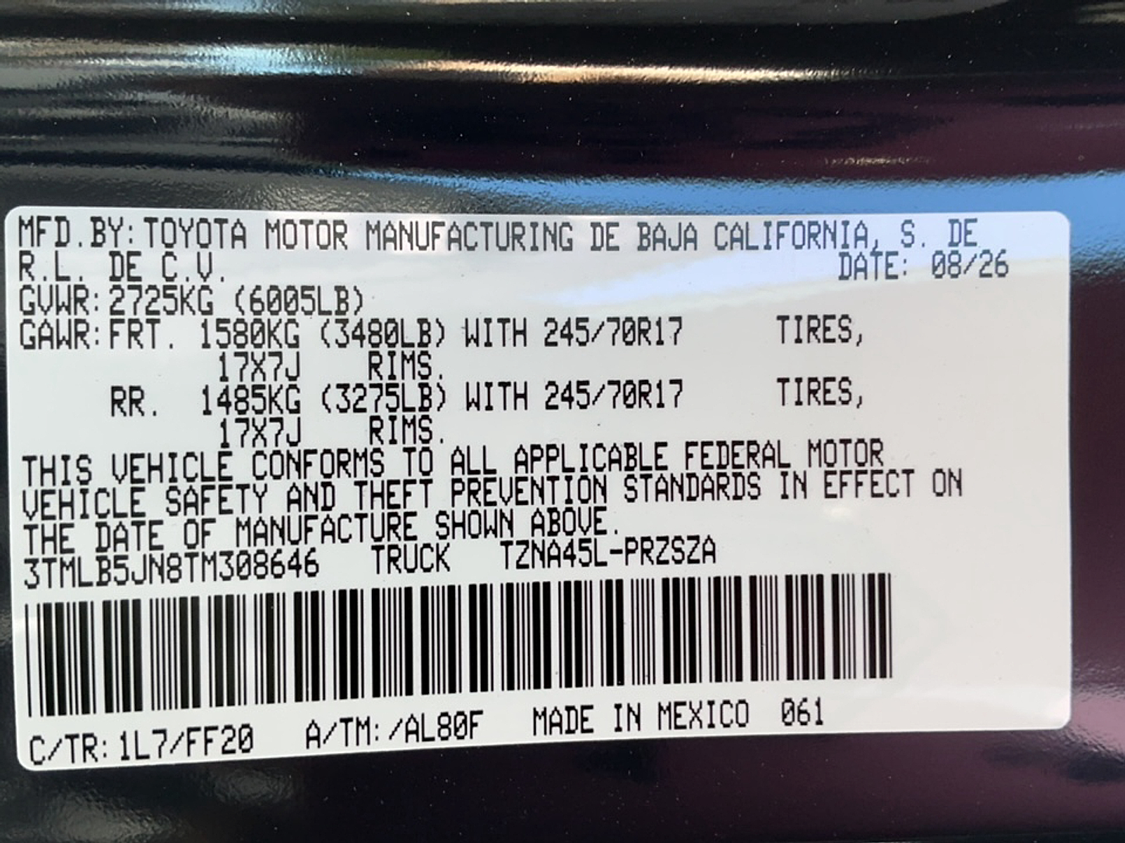 New 2026 Toyota Tacoma Sedan