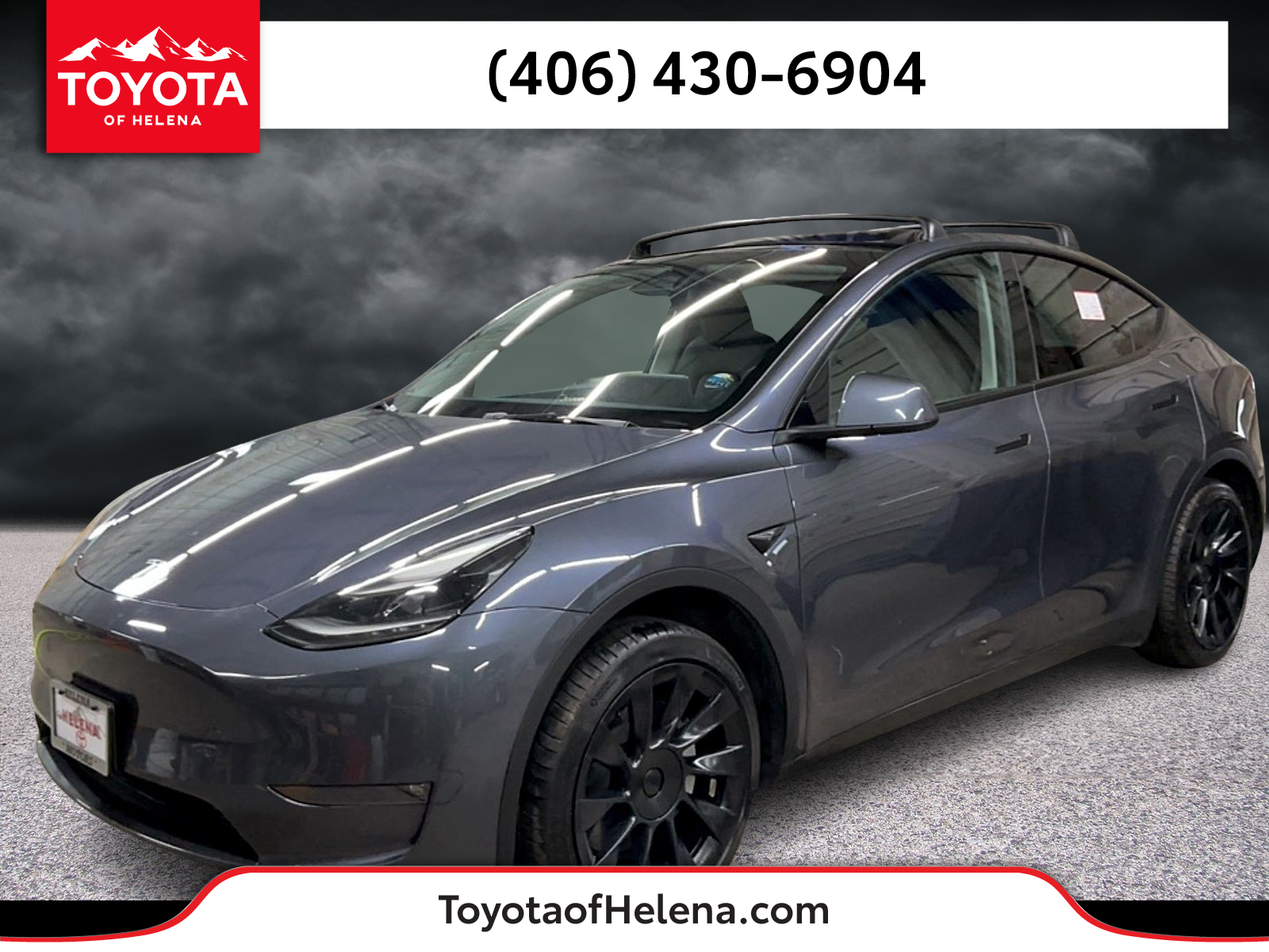 Gray 2023 Tesla Model Y SUV / Crossover Rear-Wheel Drive Automatic