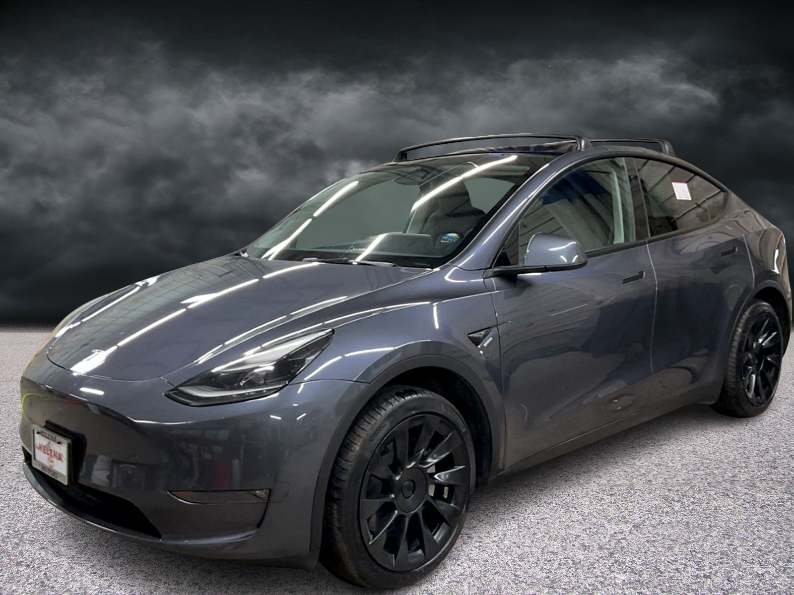 Gray 2023 Tesla Model Y SUV / Crossover Rear-Wheel Drive Automatic