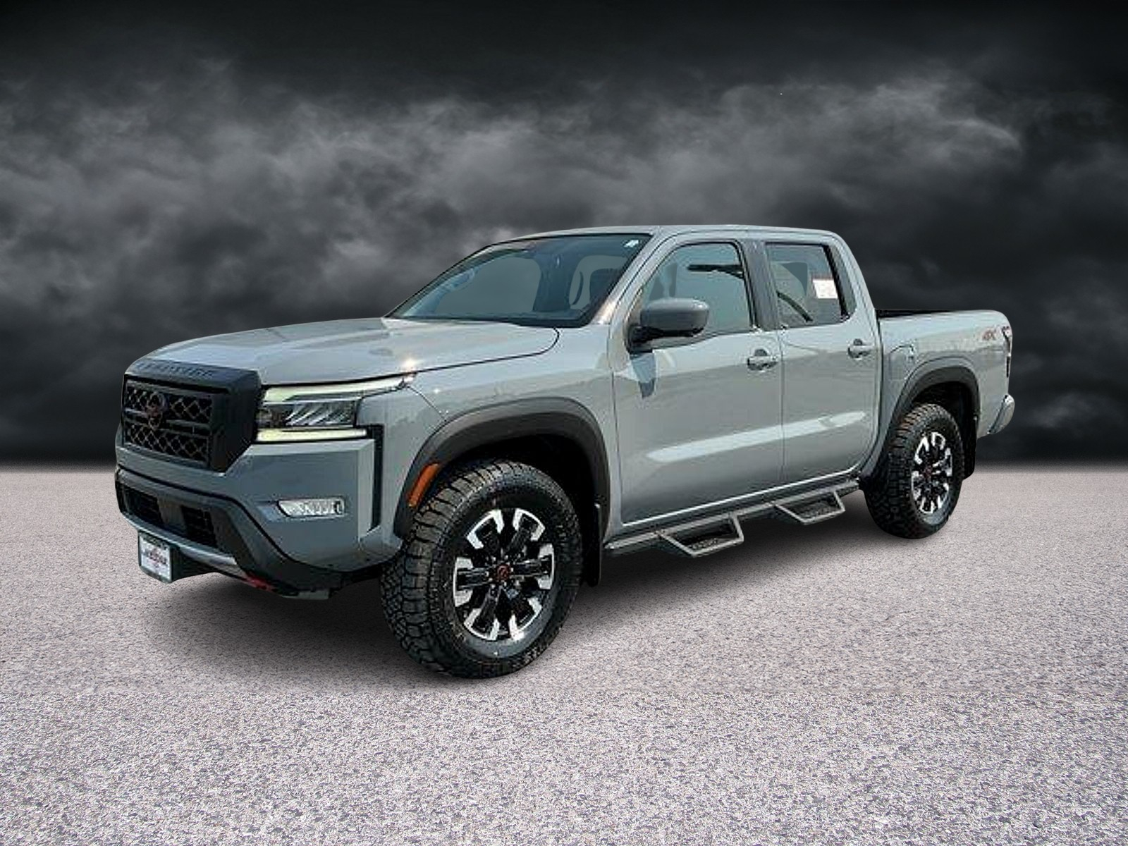 Gray (Gun Metallic) 2023 Nissan Frontier Pickup Truck Four-Wheel Drive 9-Speed Automatic