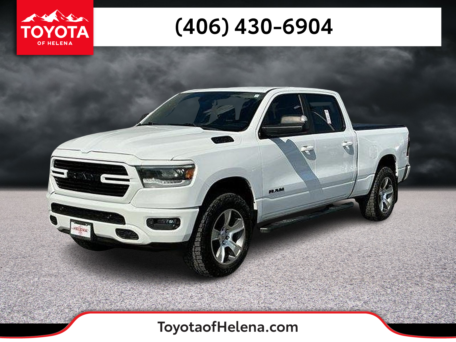 White 2020 RAM 1500 Pickup Truck  Automatic